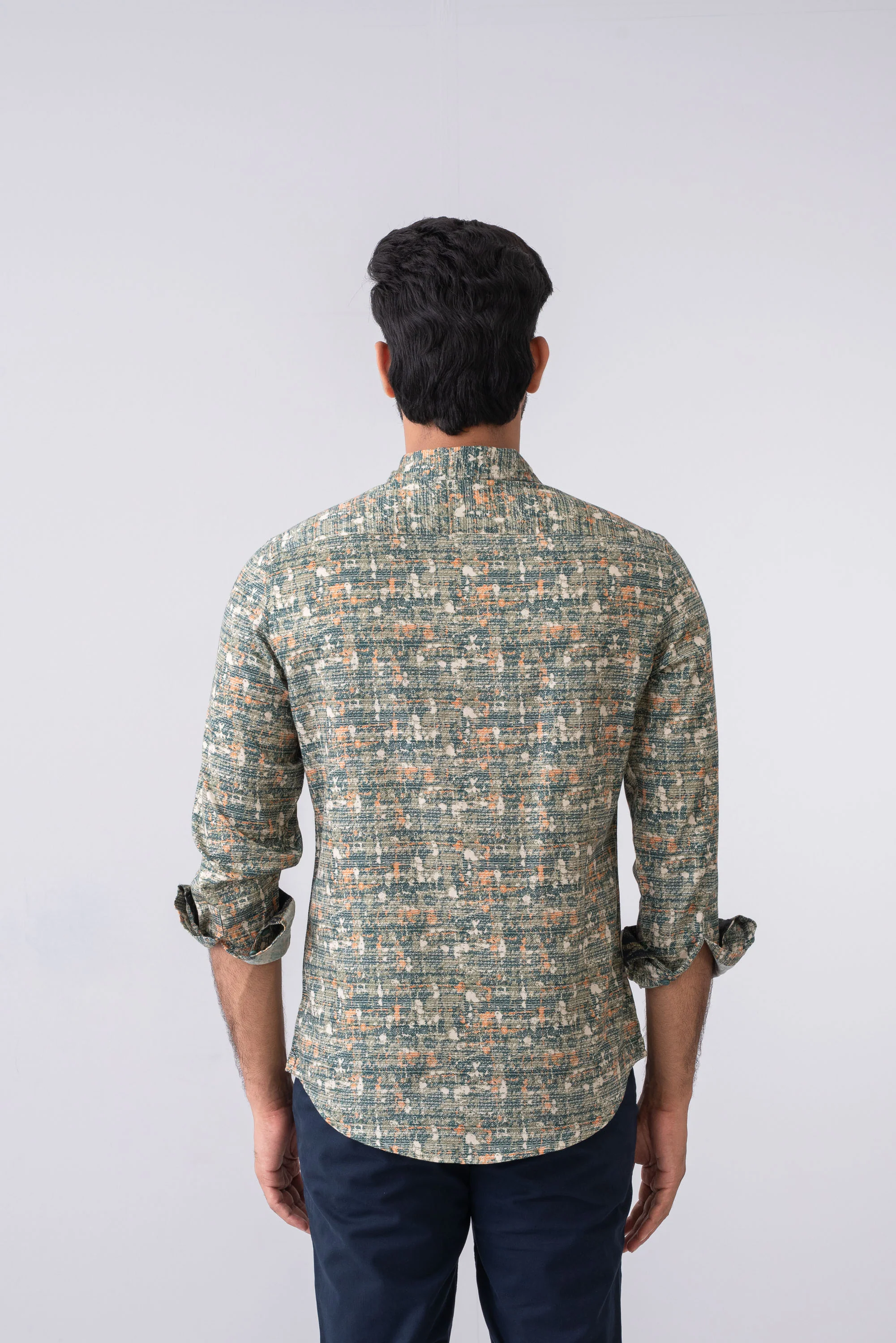 Slim Fit Printed Casual Shirt - Image 4