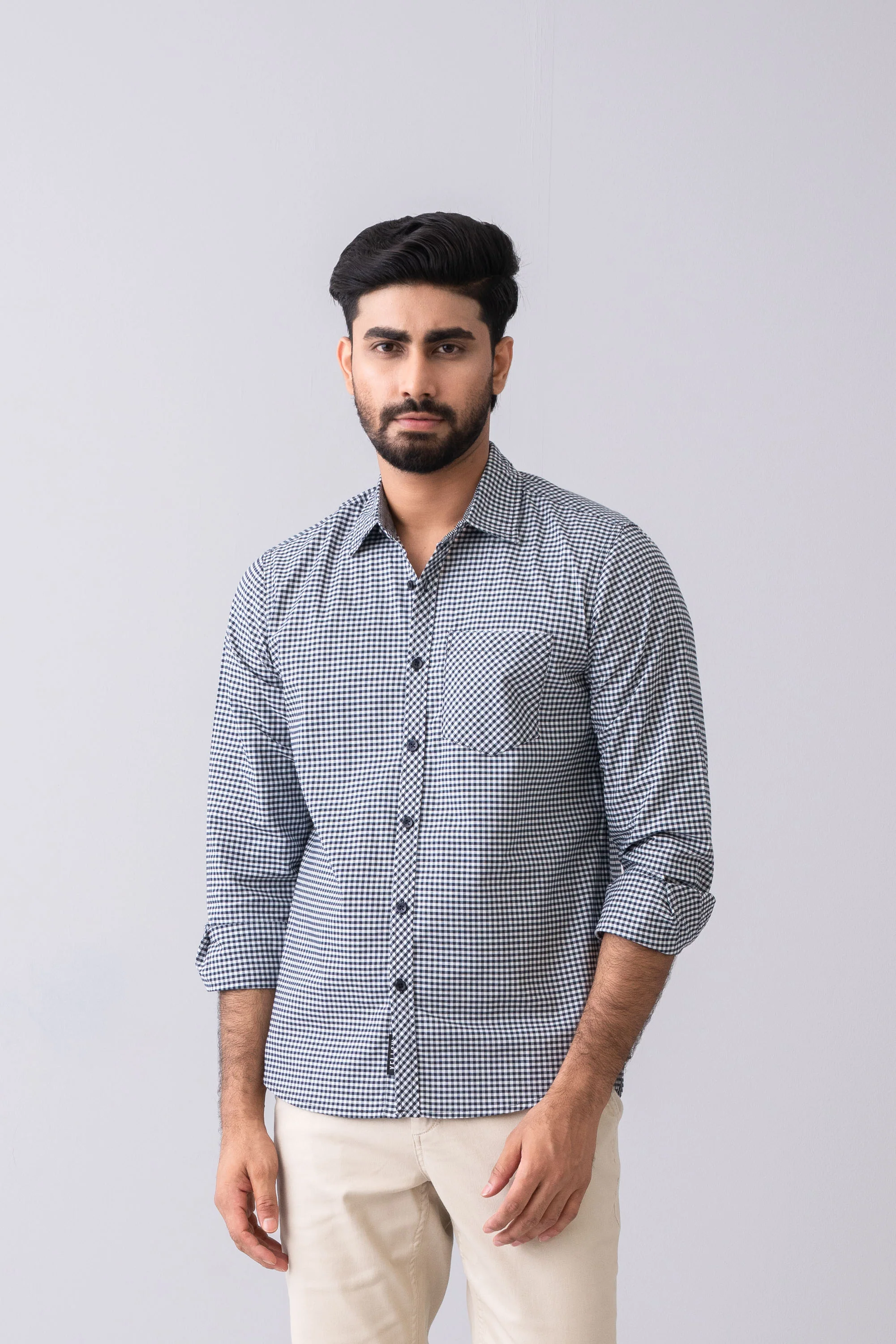Regular Fit Checkered Casual Shirt - Image 2