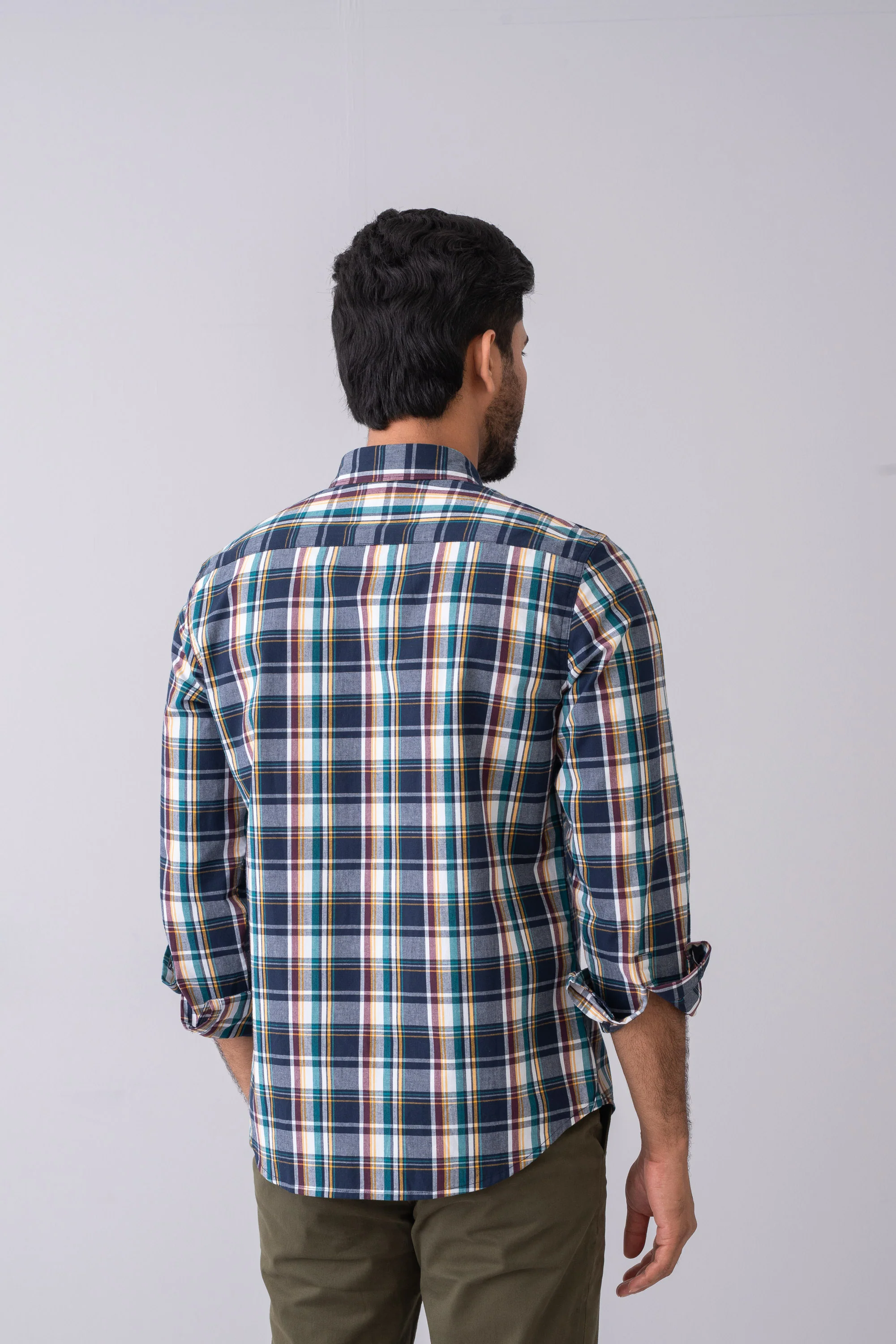 Regular Fit Checkered Casual Shirt - Image 4
