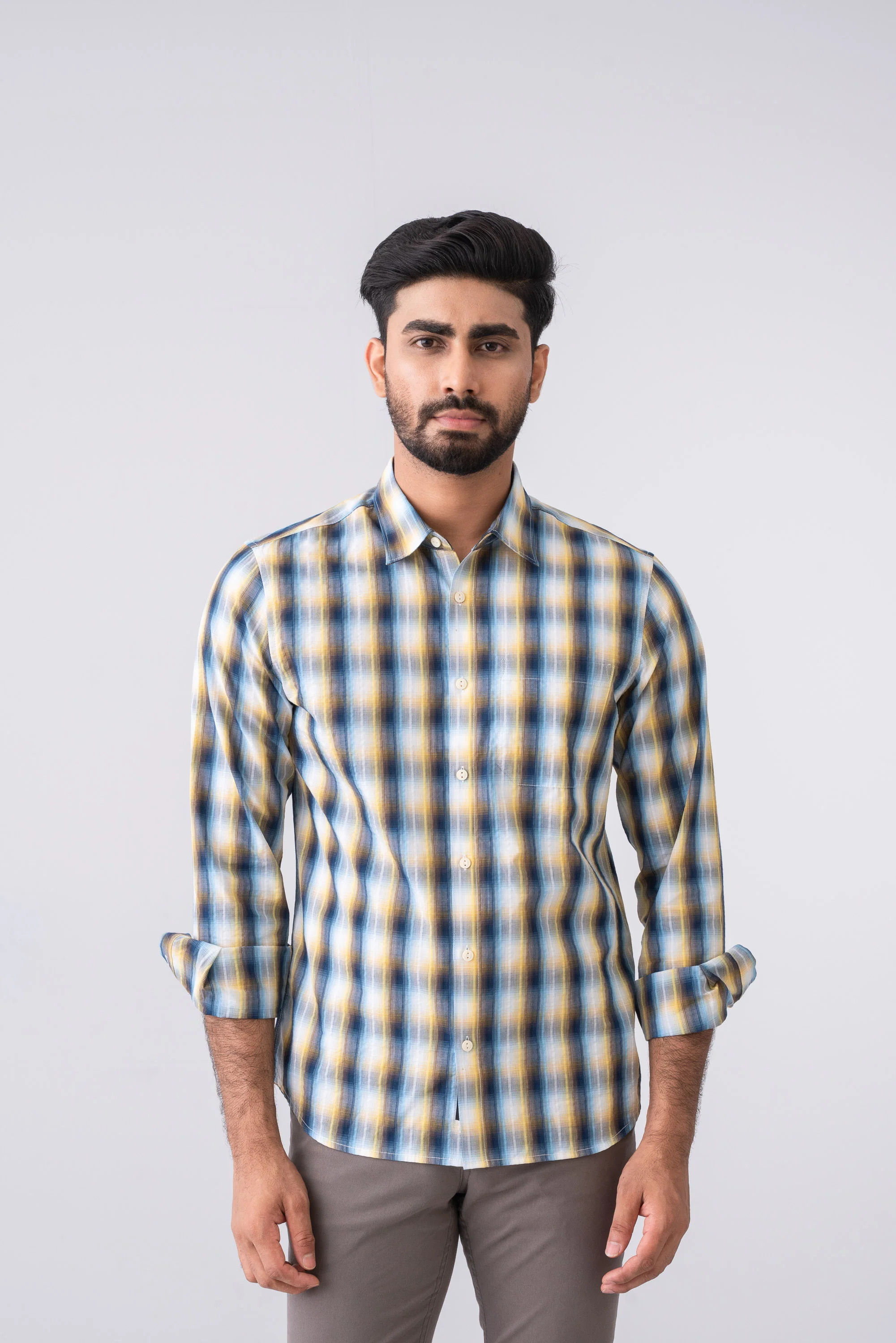 Regular Fit Checkered Casual Shirt - Image 2