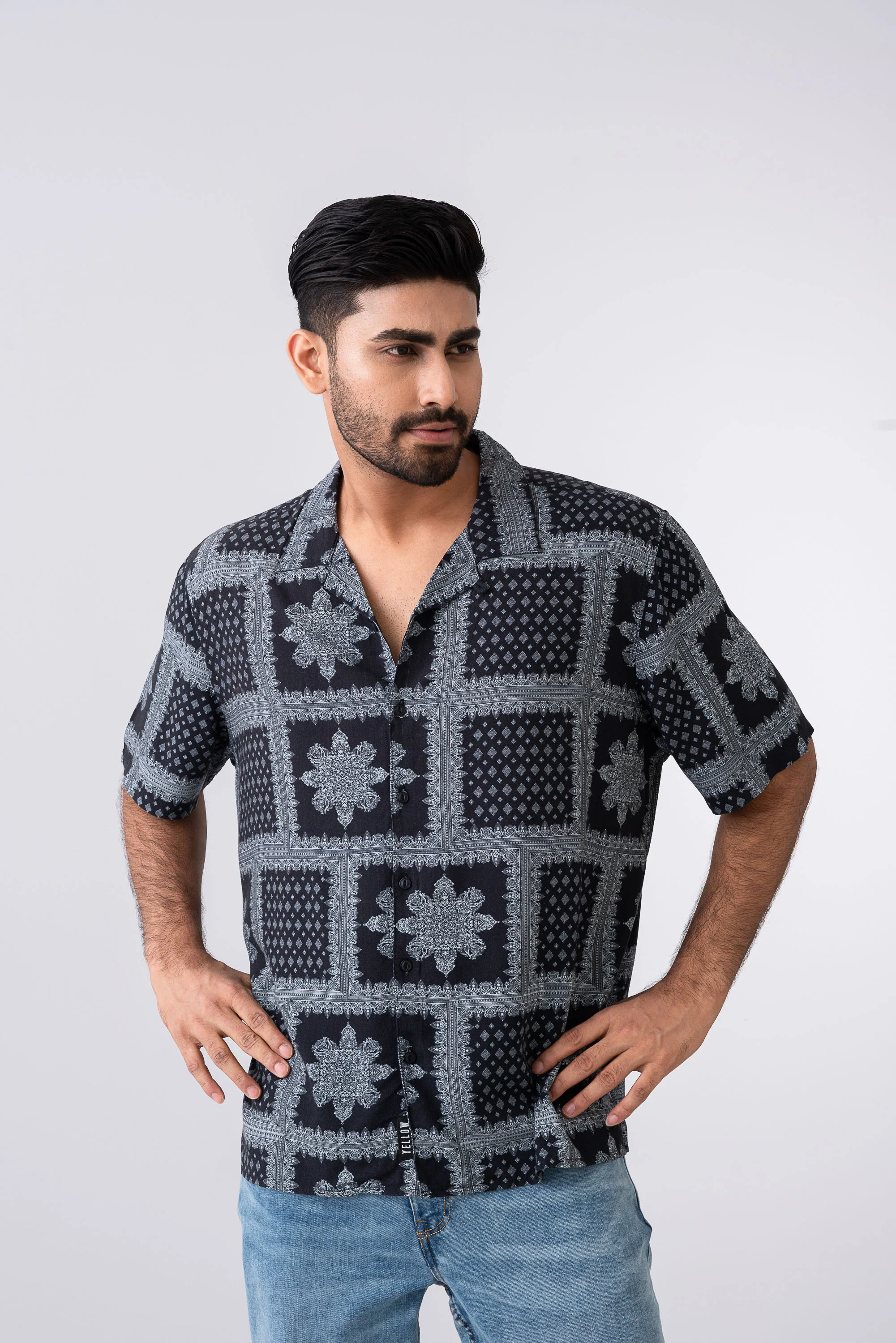 Boxy Fit Printed Casual Shirt - Image 5