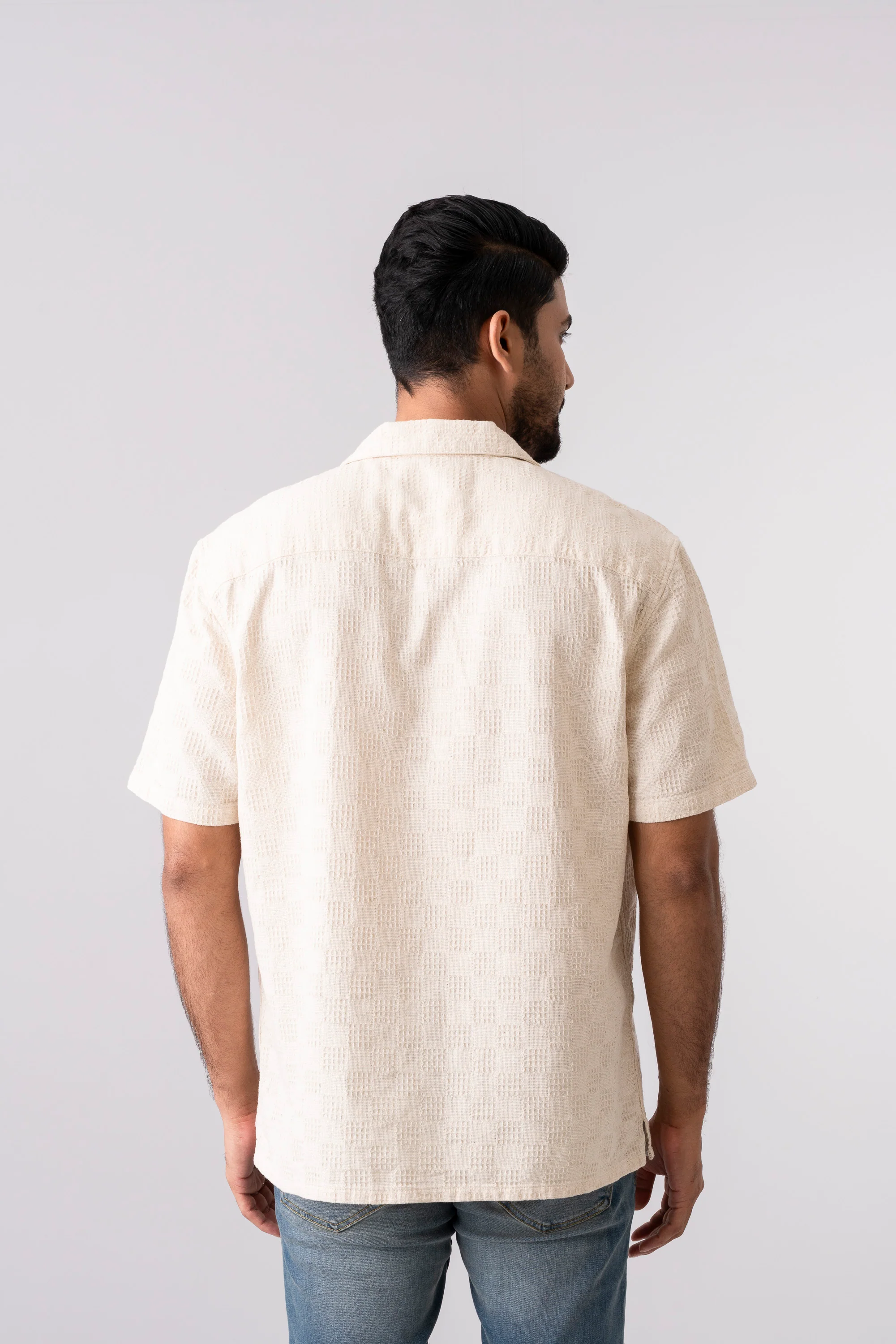 Boxy Fit Solid Casual Shirt - Image 4
