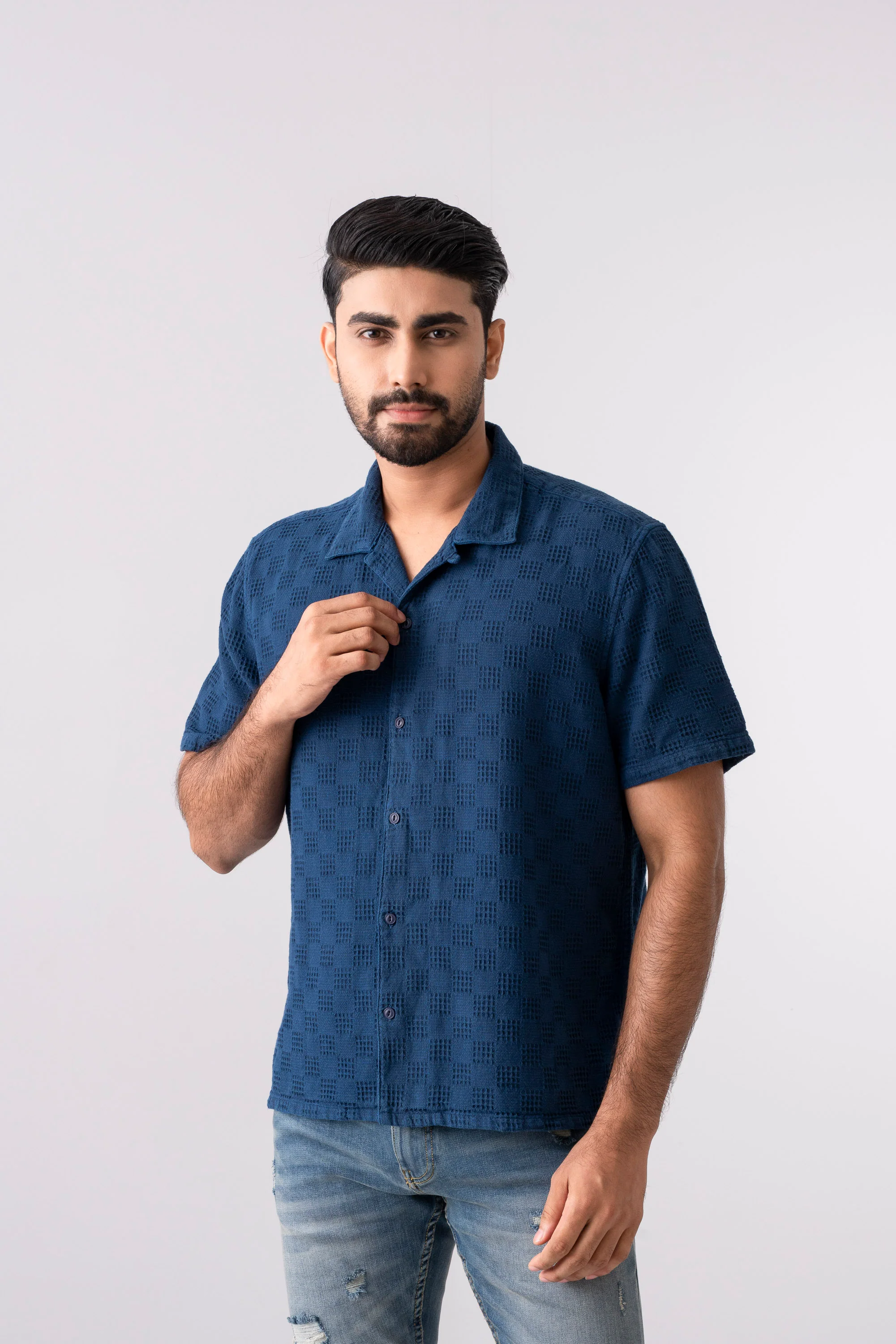 Boxy Fit Solid Casual Shirt - Image 8