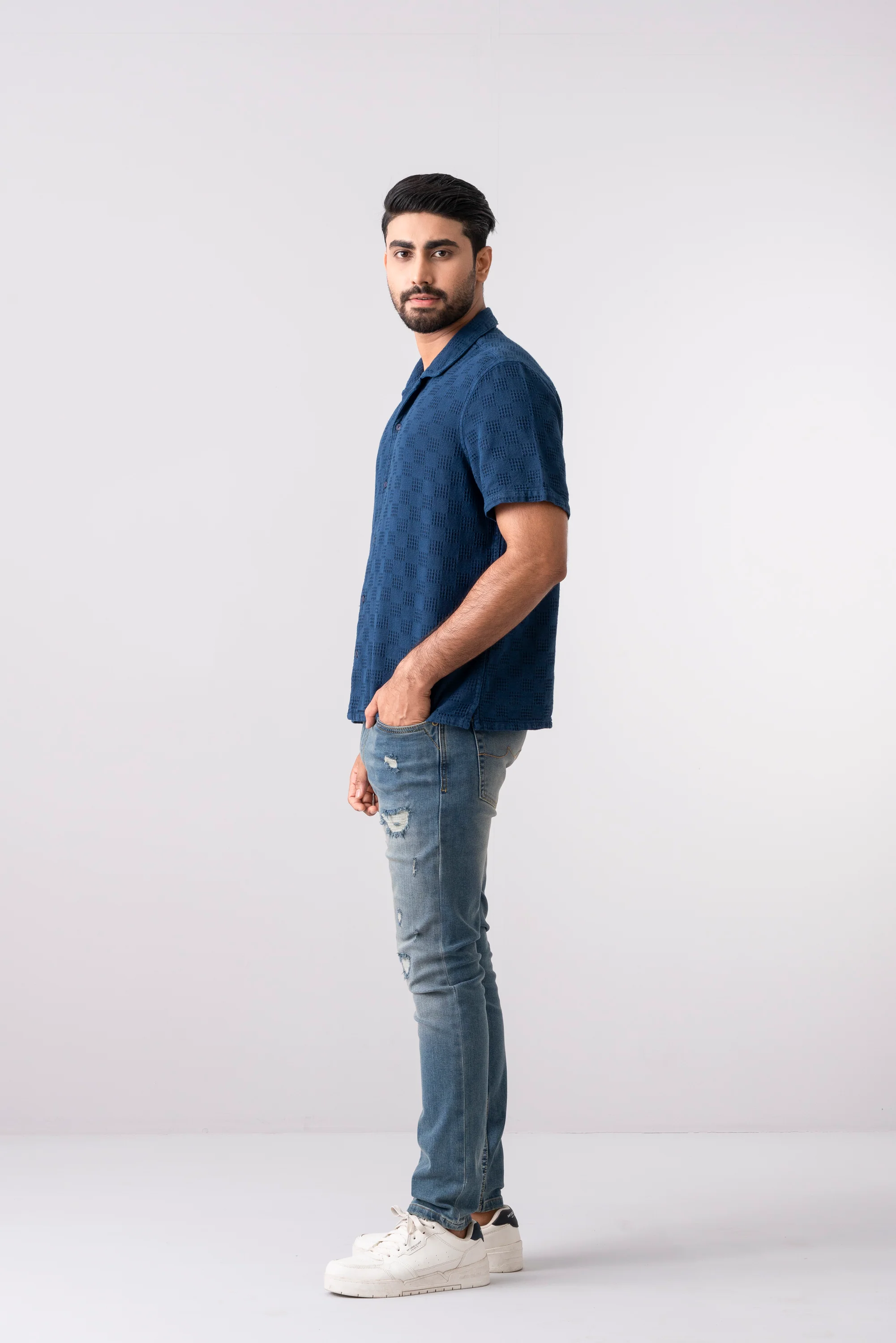 Boxy Fit Solid Casual Shirt - Image 9