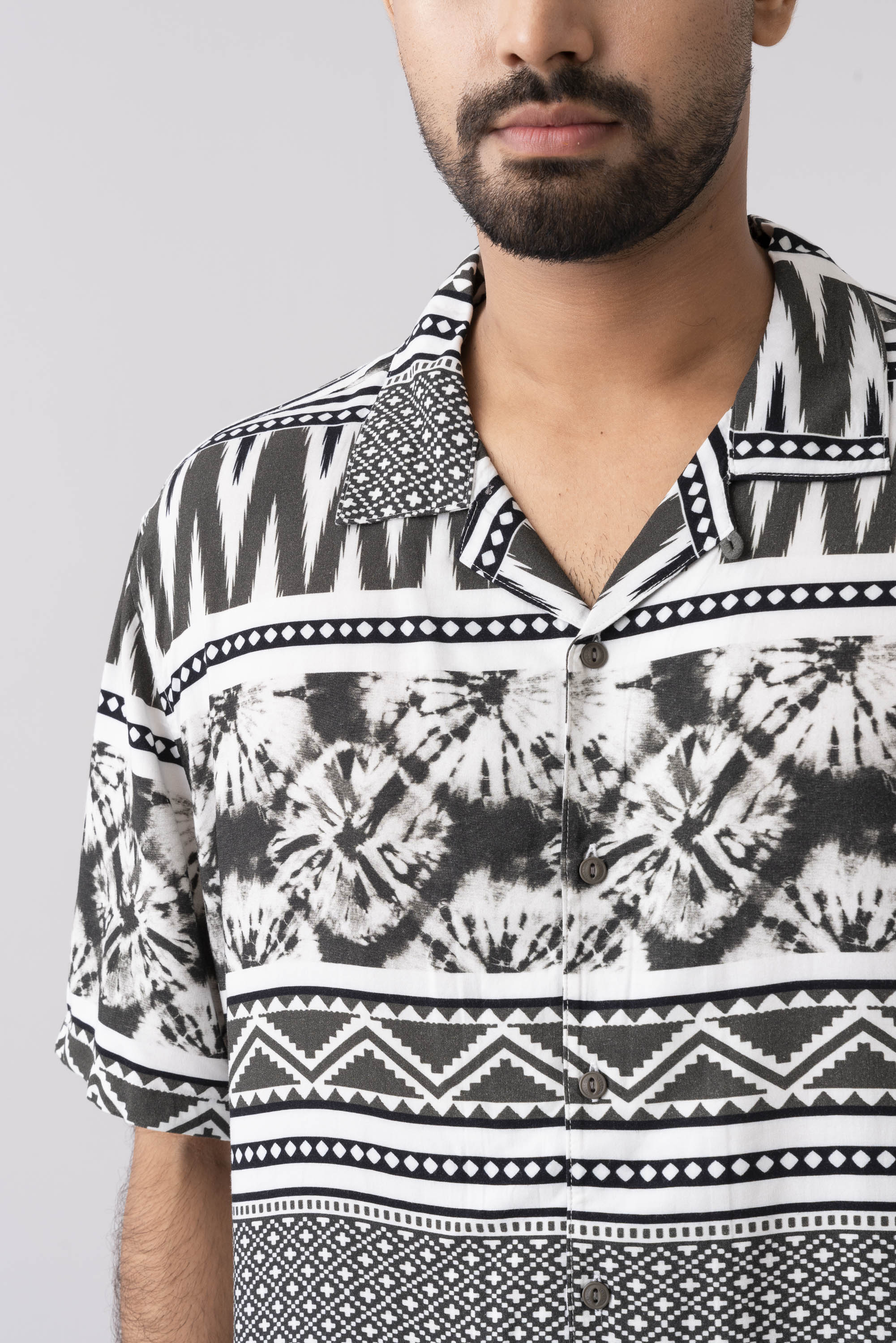 Boxy Fit Printed Casual Shirt - Image 5
