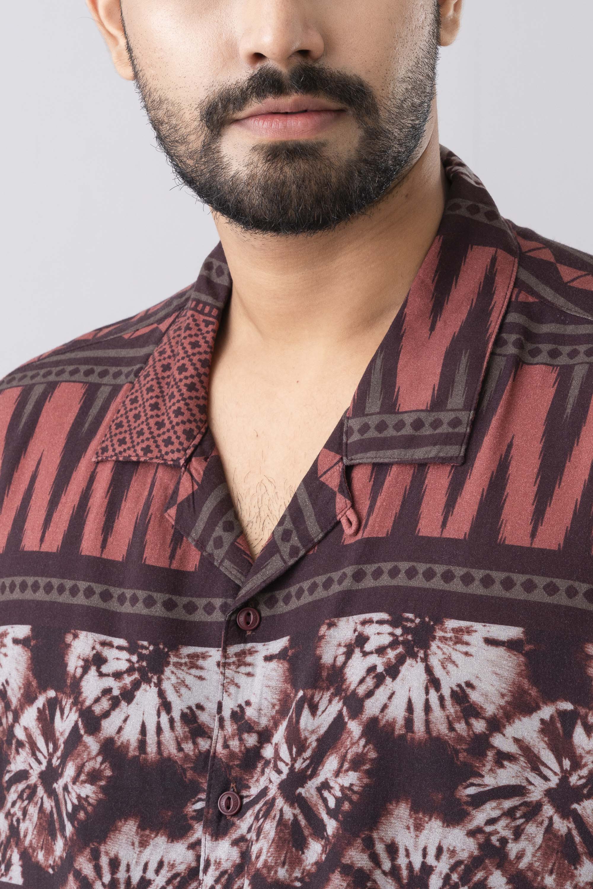 Boxy Fit Printed Casual Shirt - Image 5