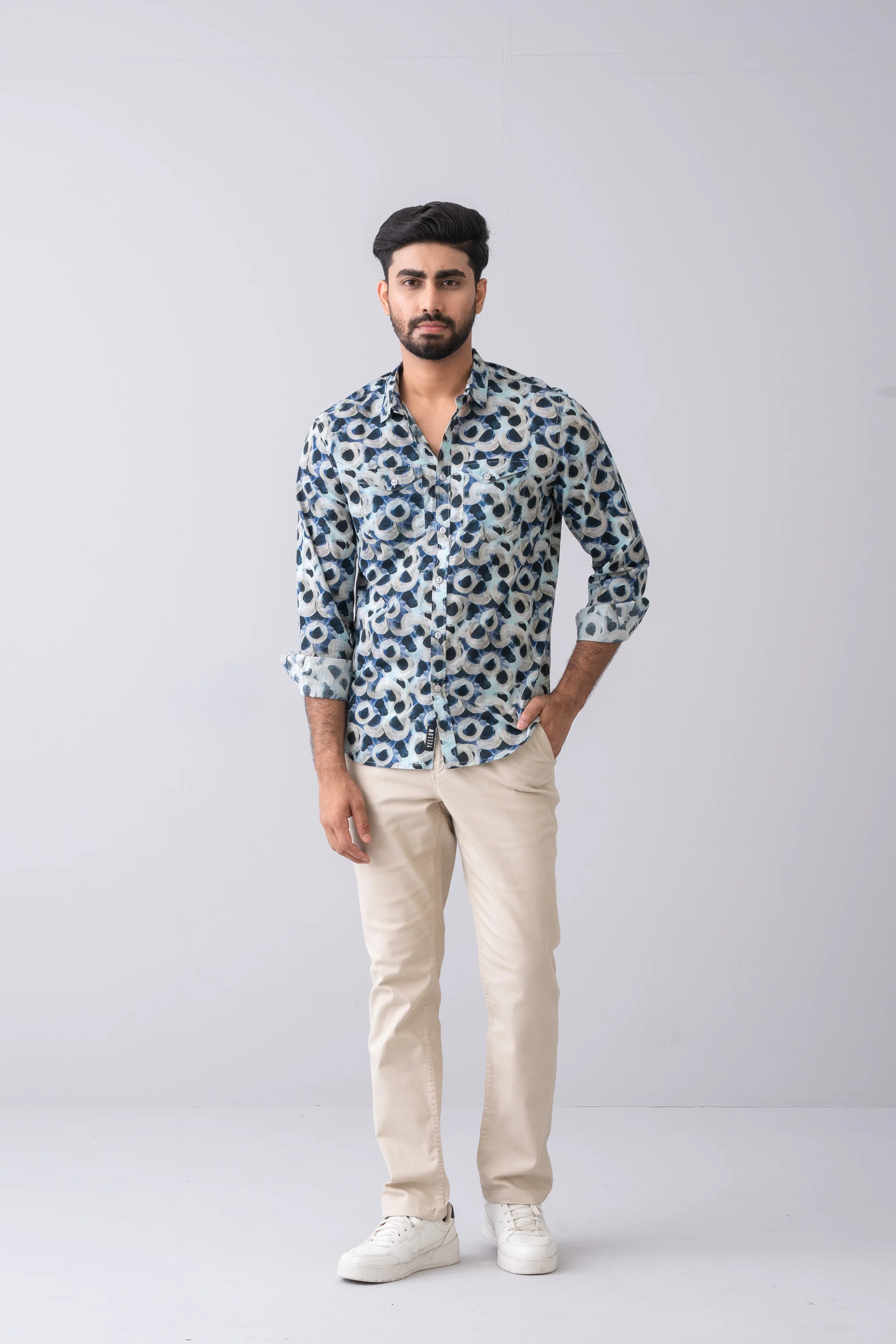 Regular Fit Printed Casual Shirt
