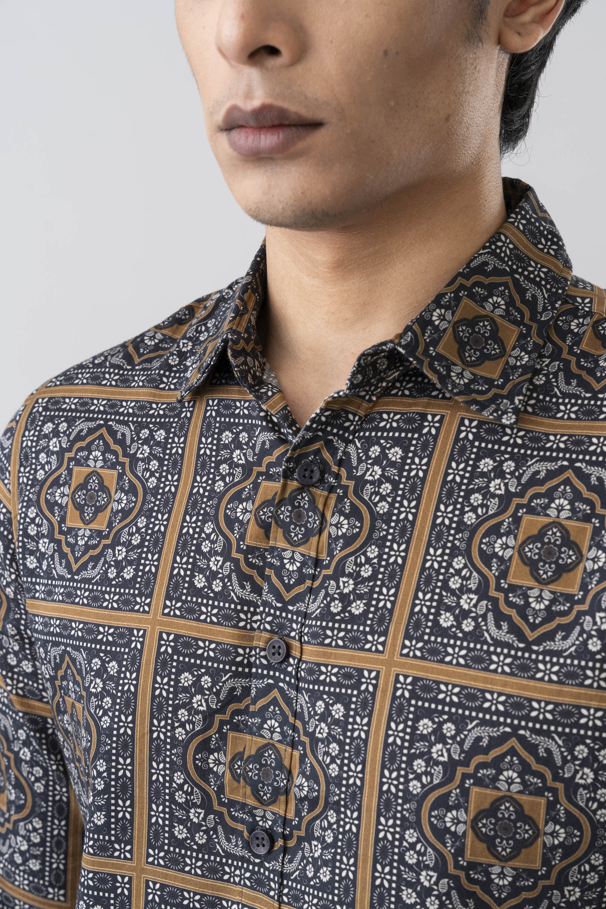 Slim Fit Printed Casual Shirt - Image 5