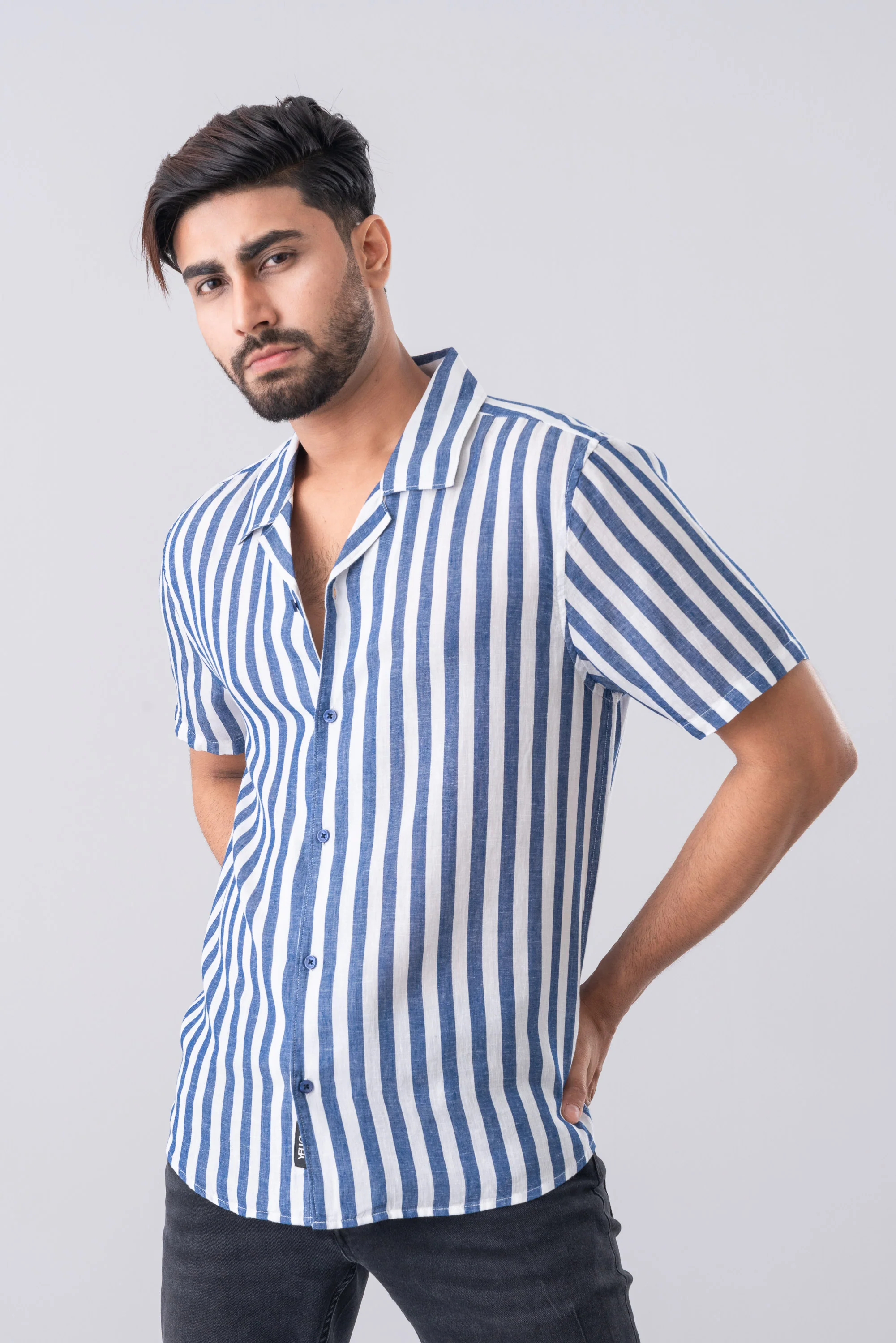 Regular Fit Striped Casual Shirt - Image 2