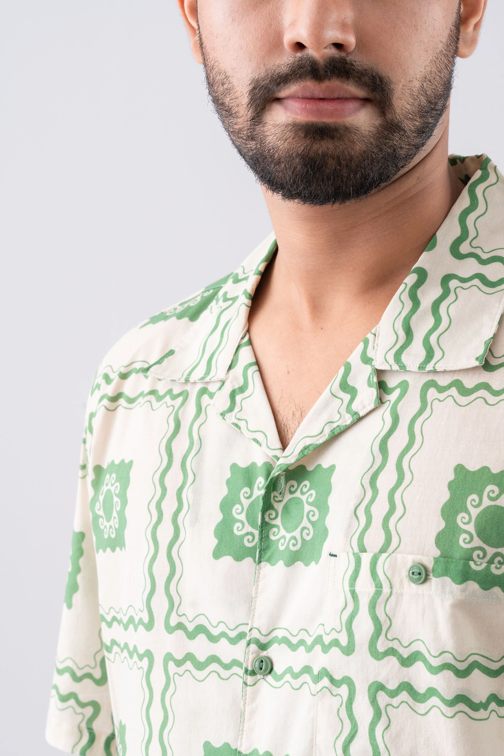 Boxy Fit Printed Casual Shirt - Image 5