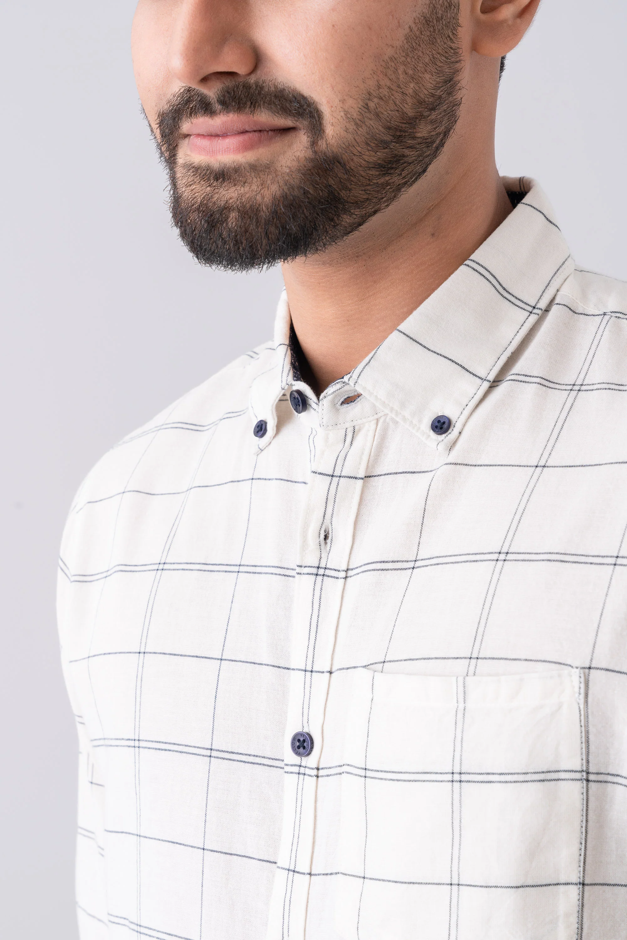 Regular Fit Checkered Casual Shirt - Image 5