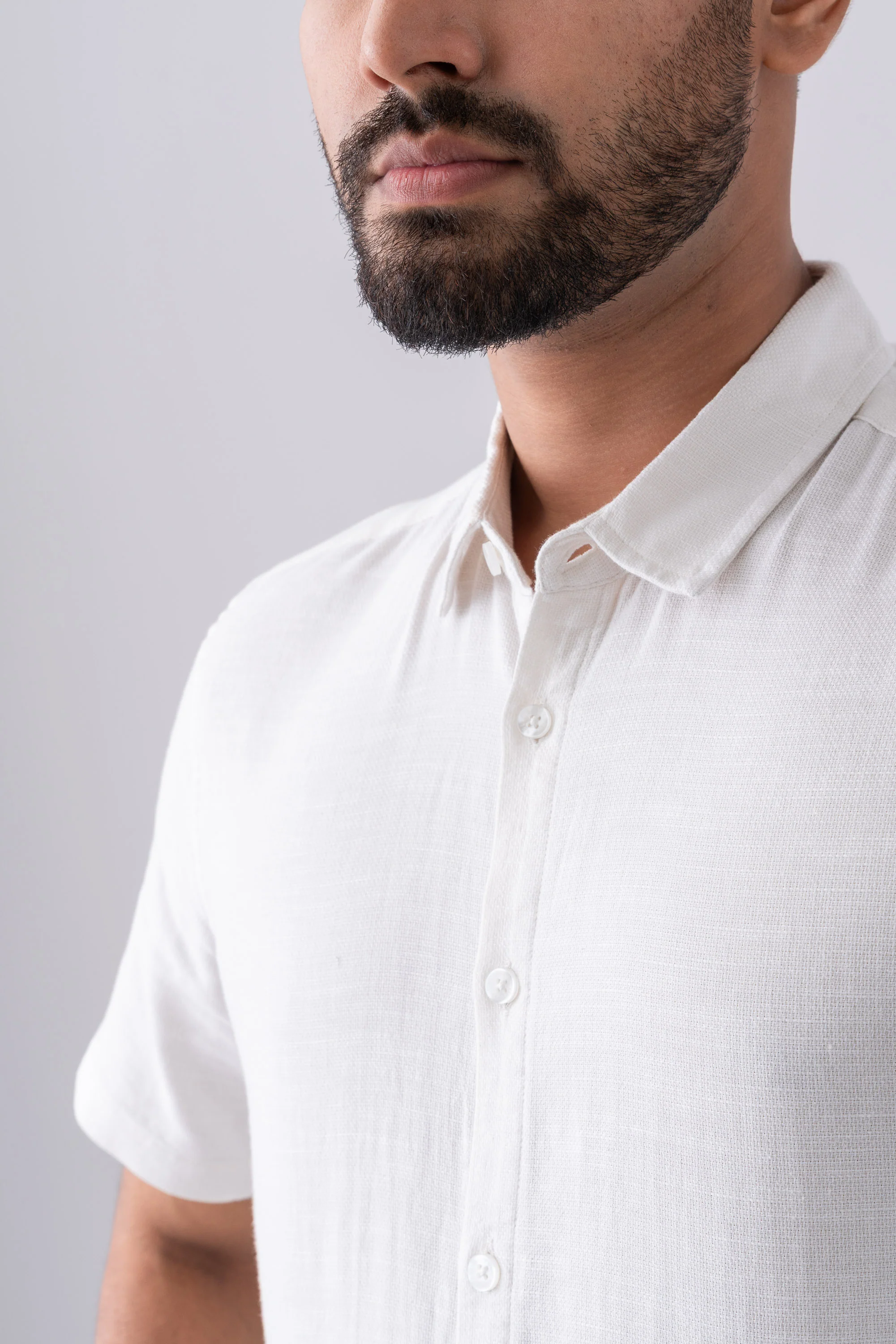 Regular Fit Solid Casual Shirt - Image 5