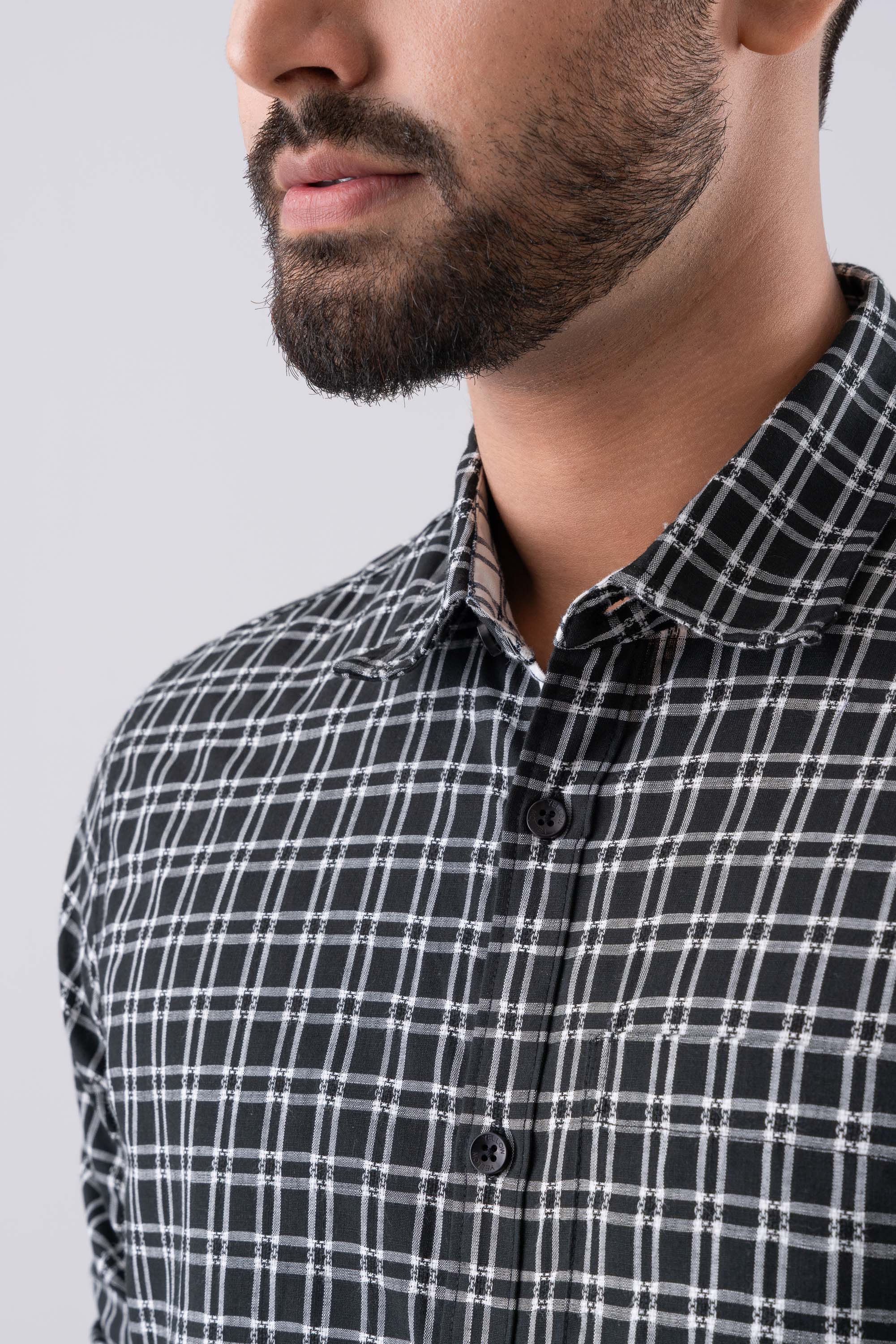 Regular Fit Checkered Casual Shirt - Image 2