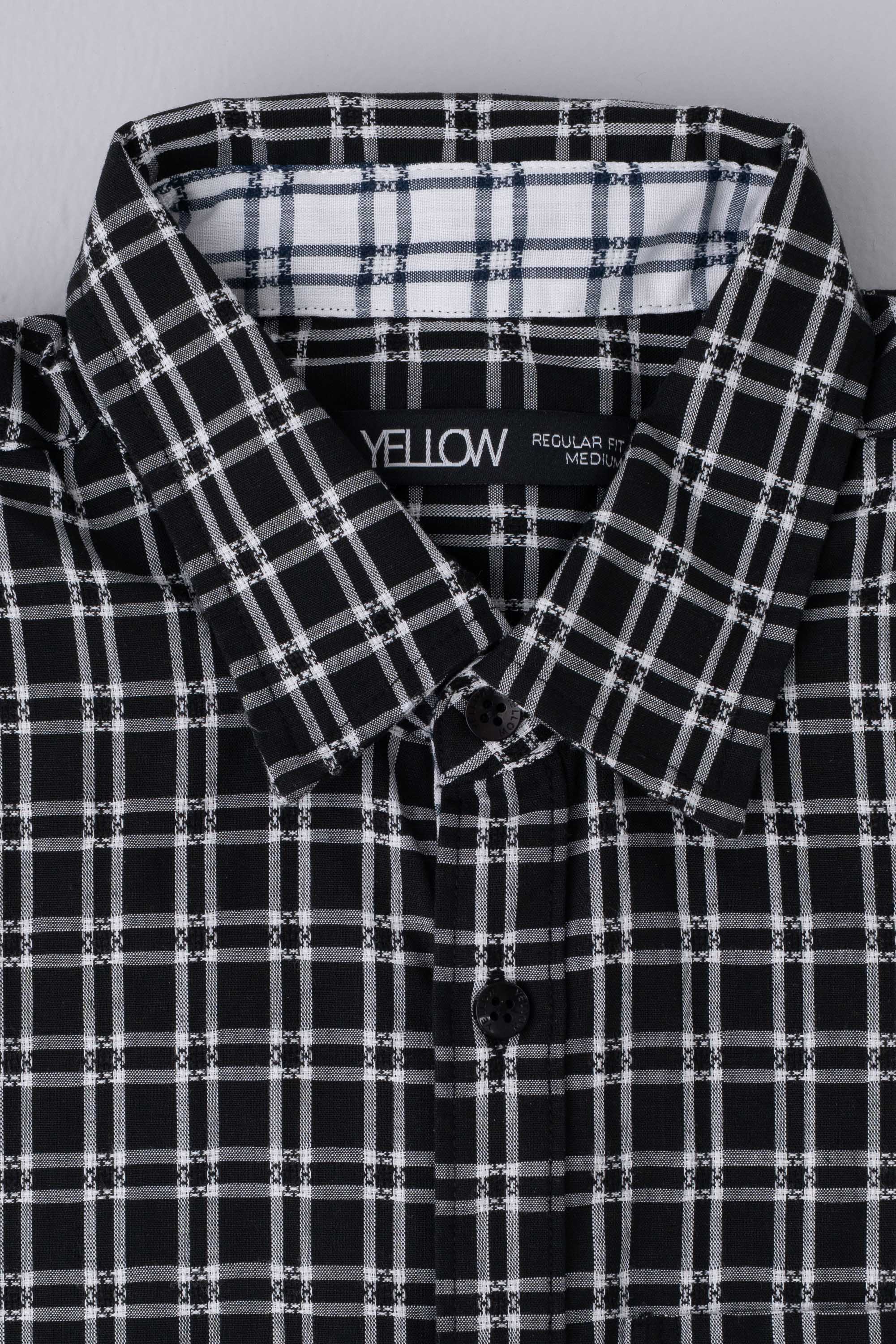 Regular Fit Checkered Casual Shirt - Image 5