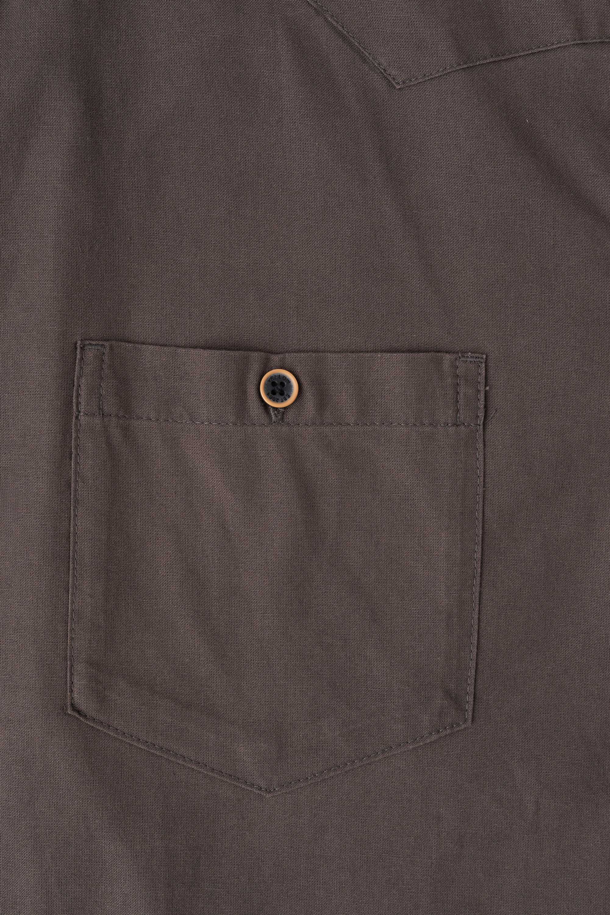 Regular Fit Solid Casual Shirt - Image 6