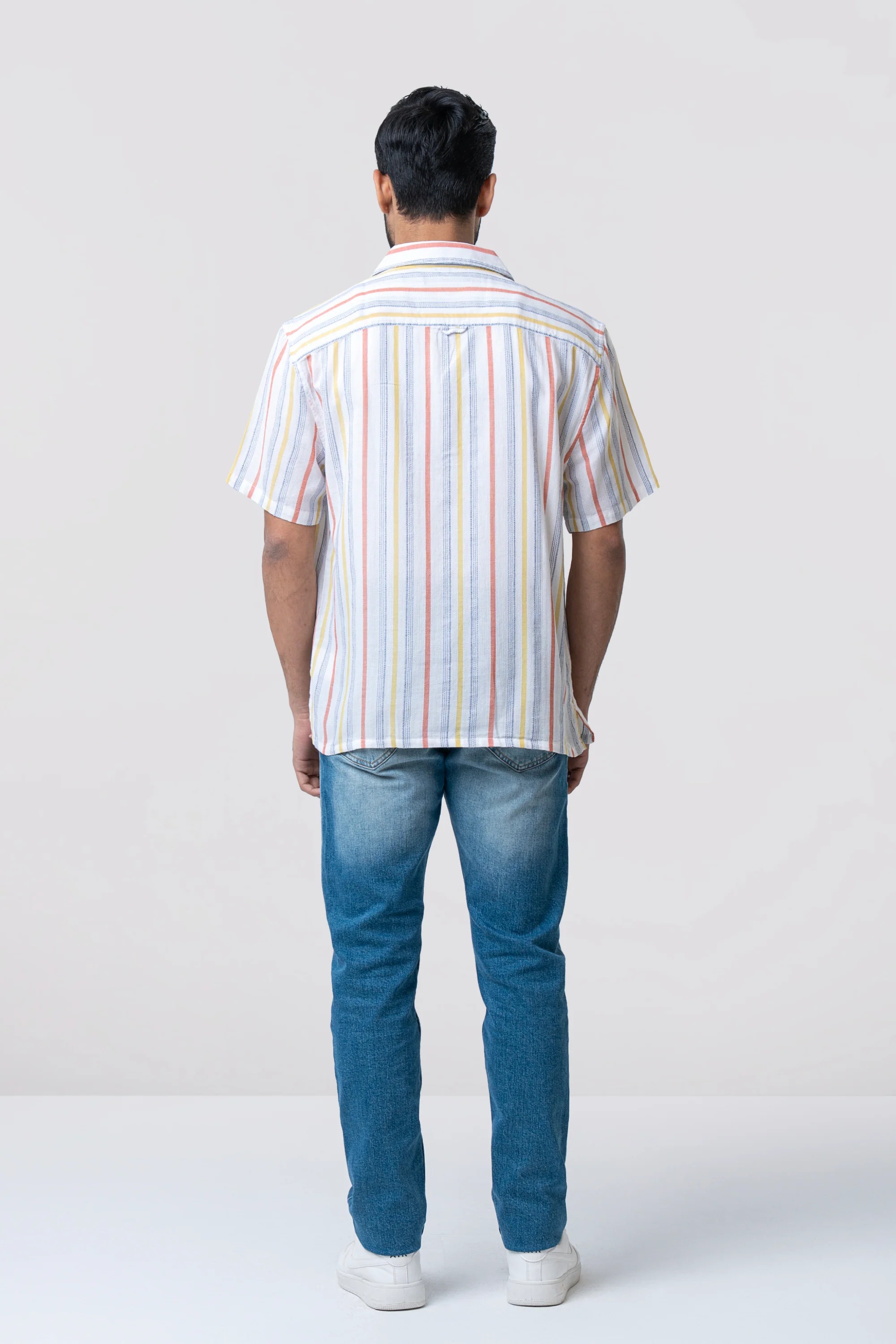 Relaxed Fit Striped Casual Shirt - Image 5