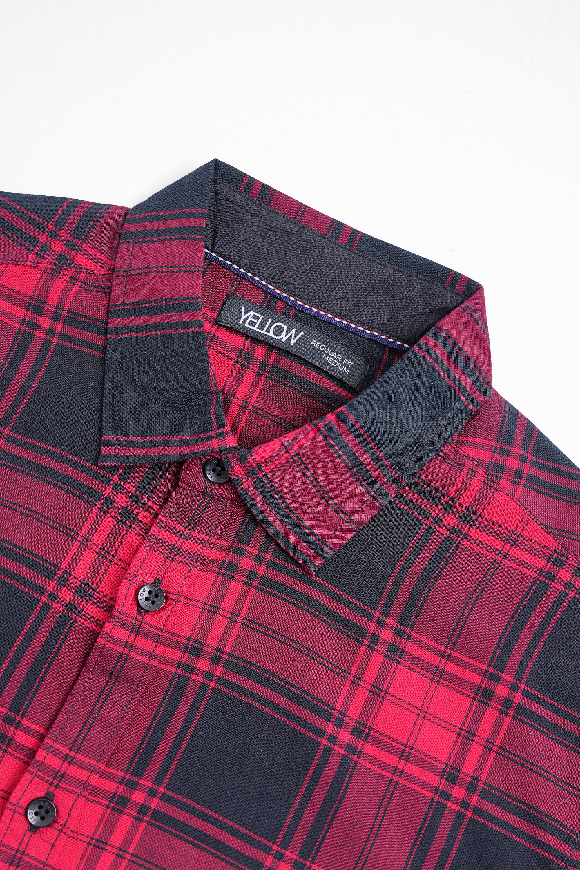 Regular Fit Checkered Casual Shirt - Image 5