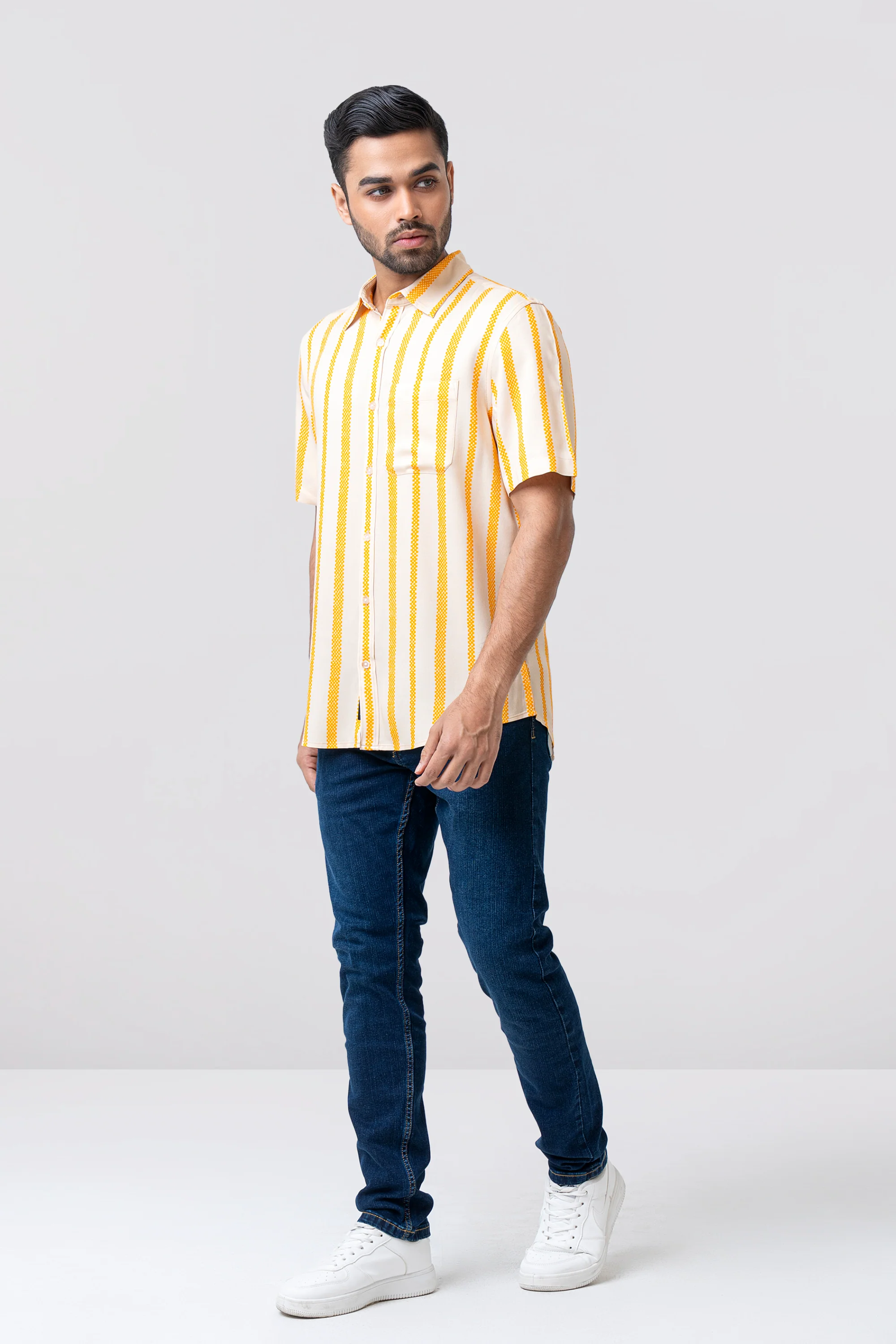 Regular Fit Striped Casual Shirt - Image 2
