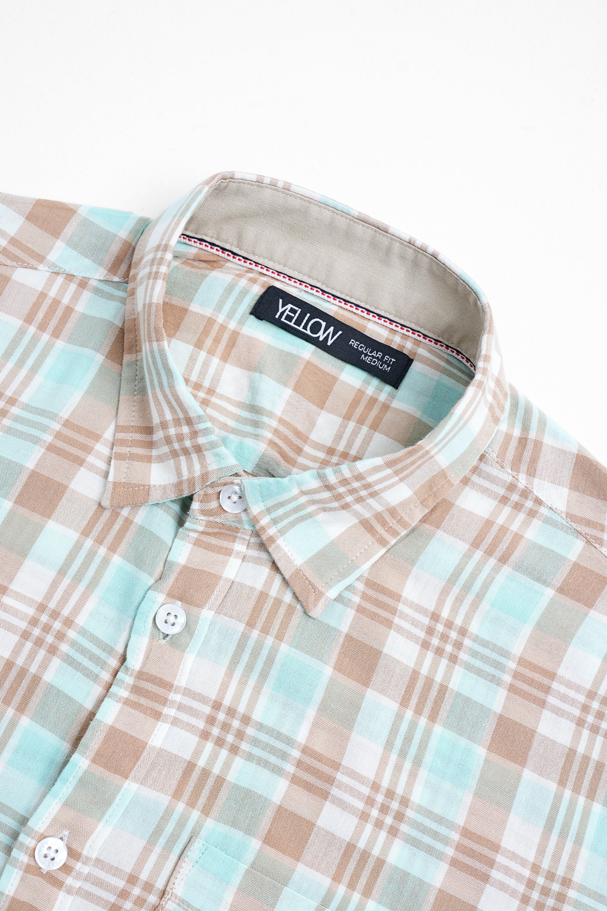 Regular Fit Checkered Casual Shirt - Image 5
