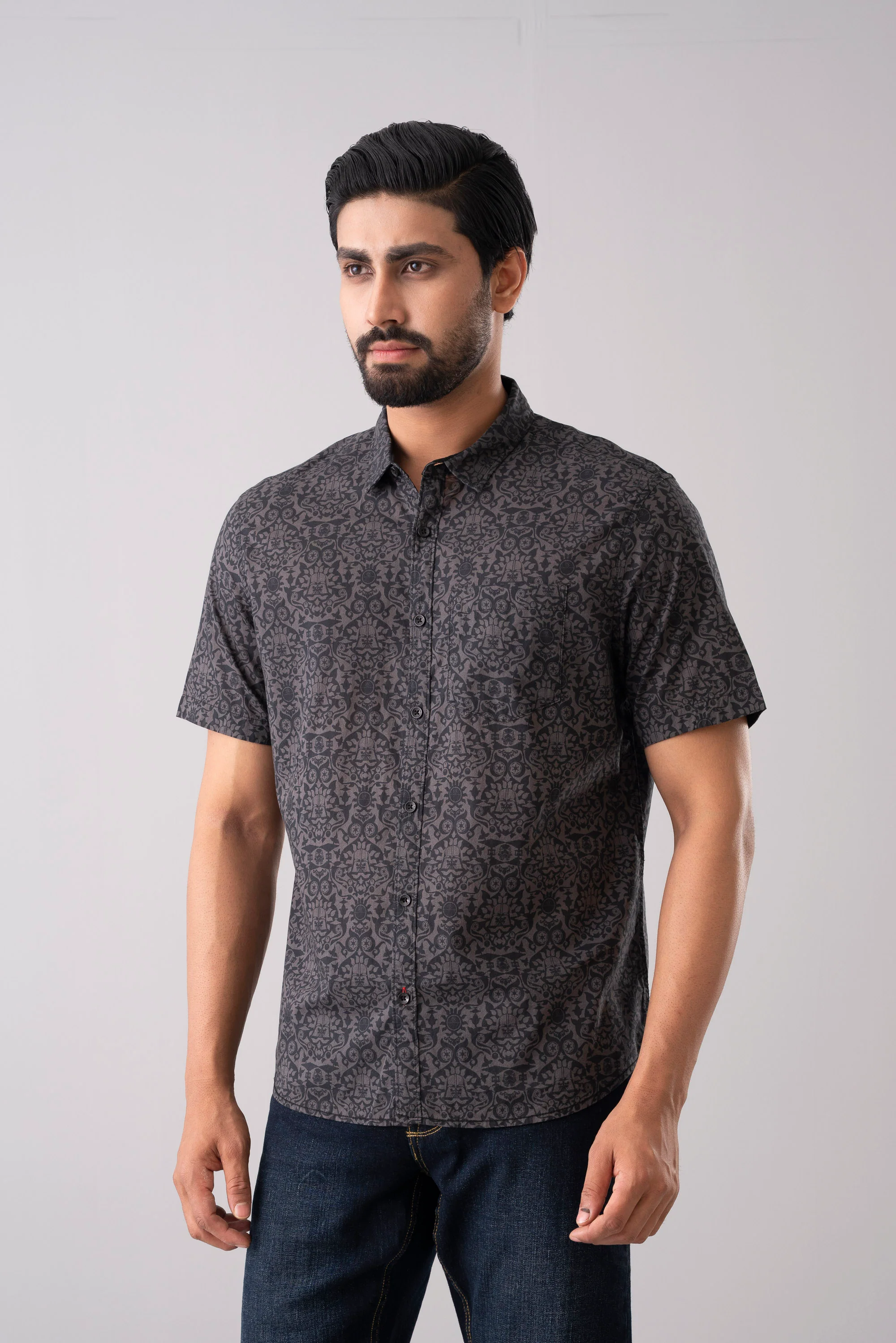 Regular Fit Printed Casual Shirt - Star Wars - Image 3