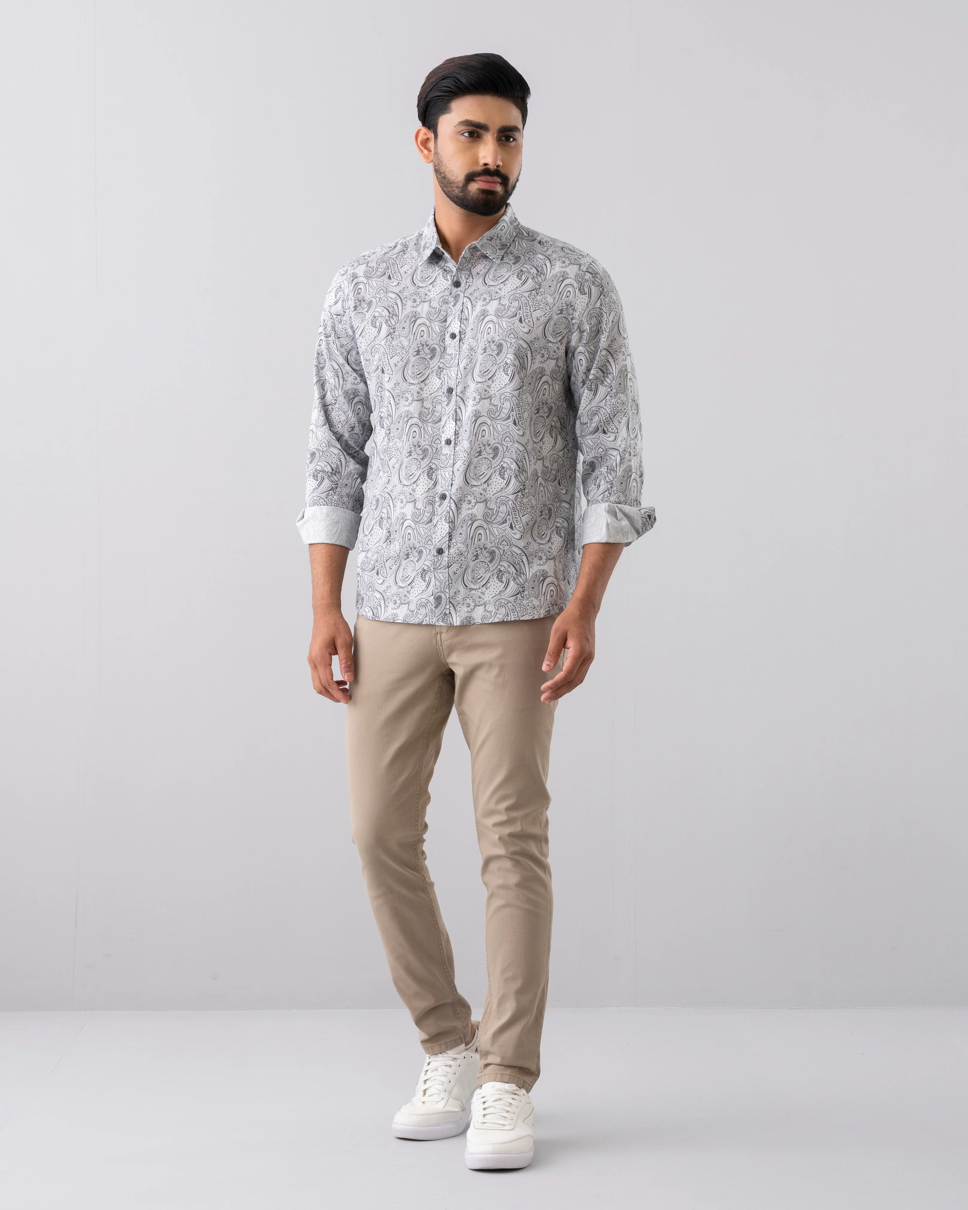 Regular Fit Printed Casual Shirt