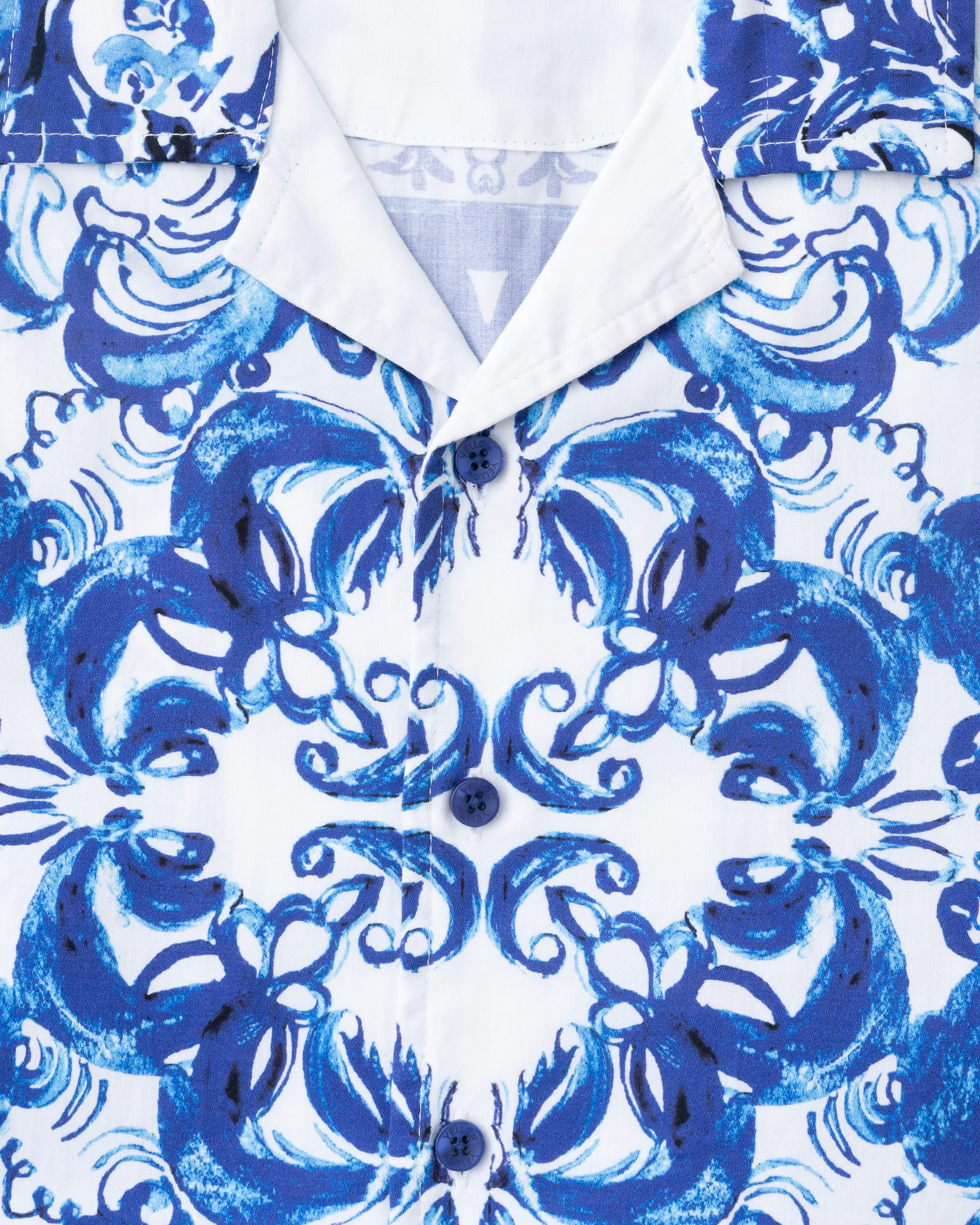 Relaxed Fit Floral Printed Casual Shirt - Image 13