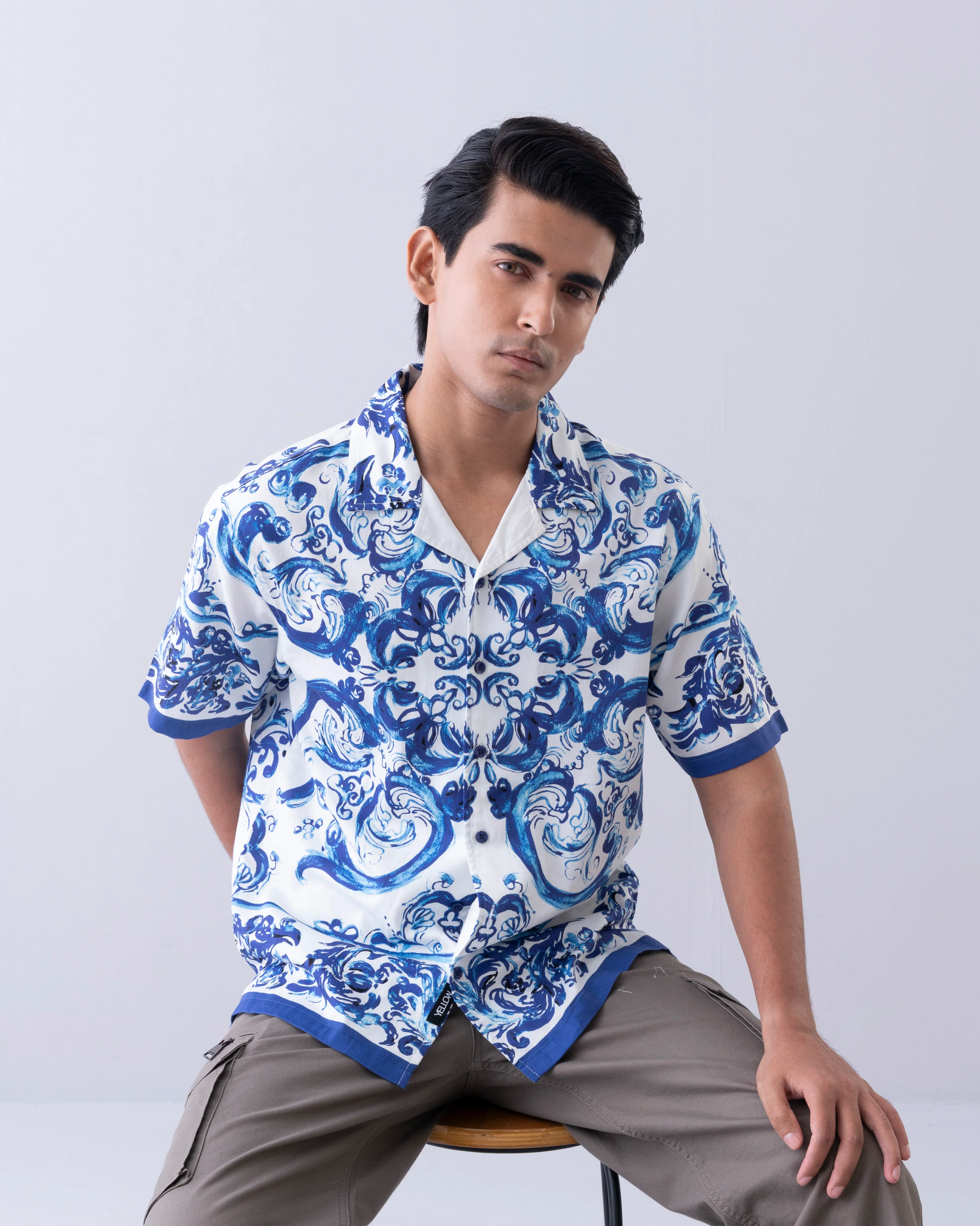 Relaxed Fit Floral Printed Casual Shirt - Image 14