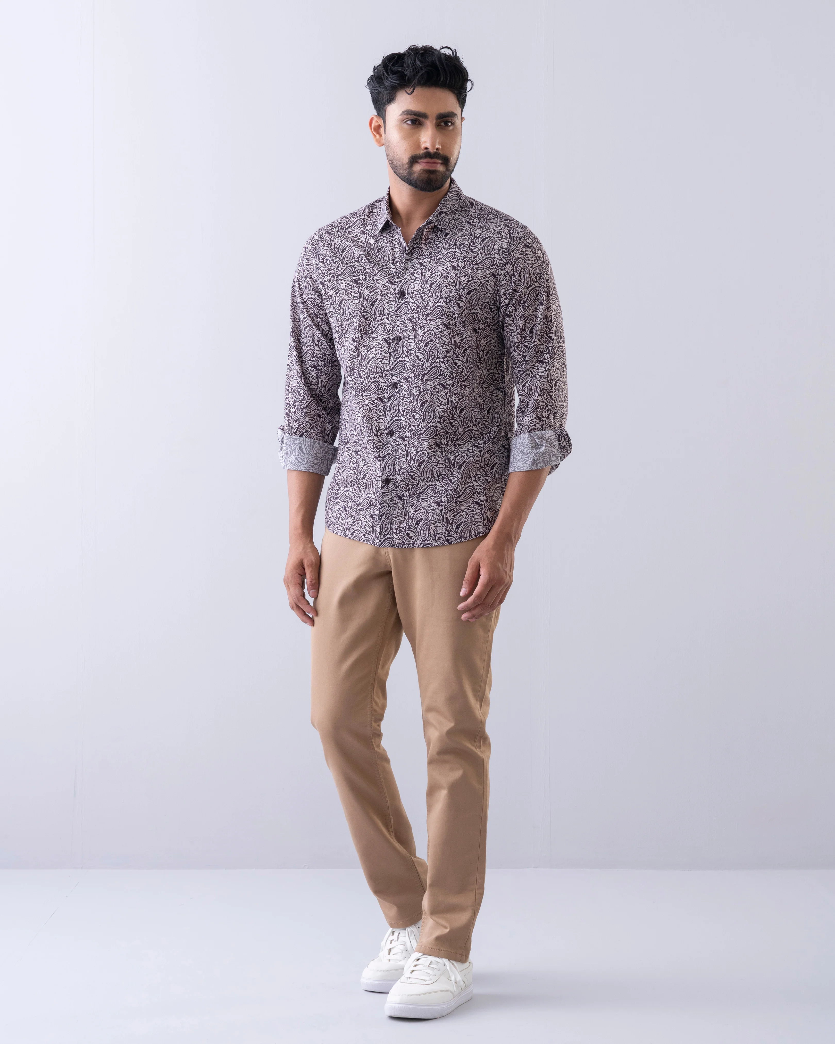 Regular Fit Printed Casual Shirt