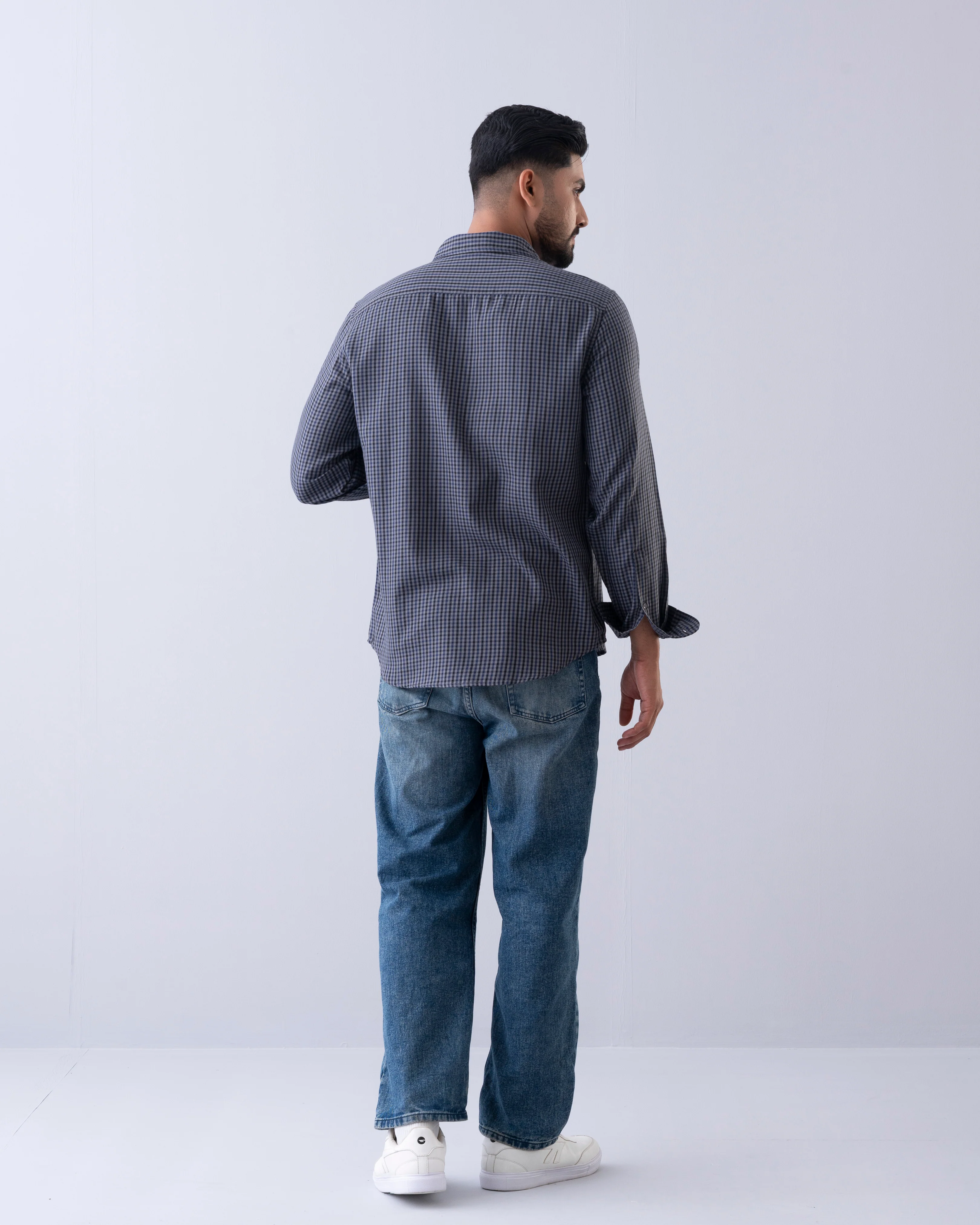 Regular Fit Check Casual Shirt - Image 3