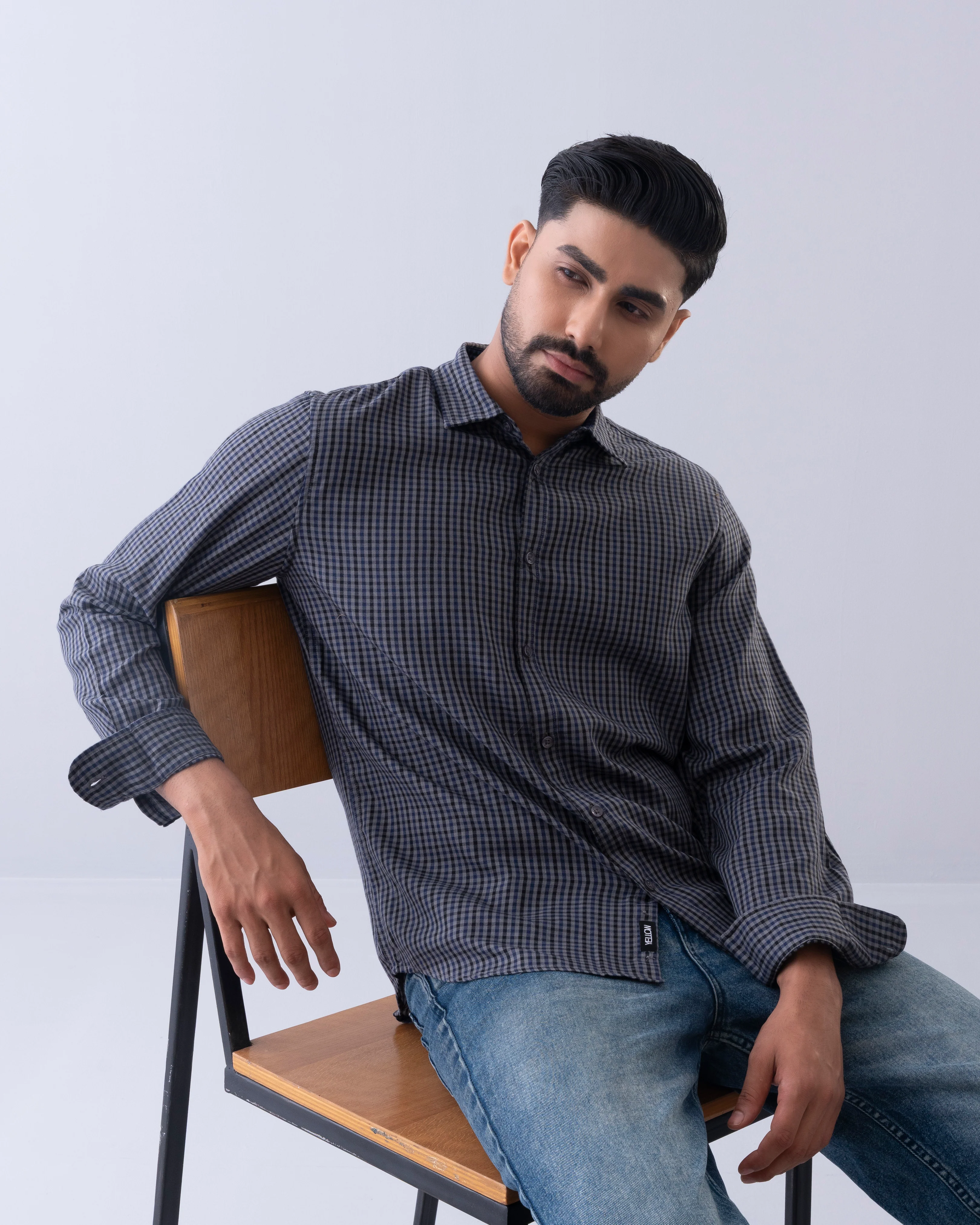 Regular Fit Check Casual Shirt - Image 6