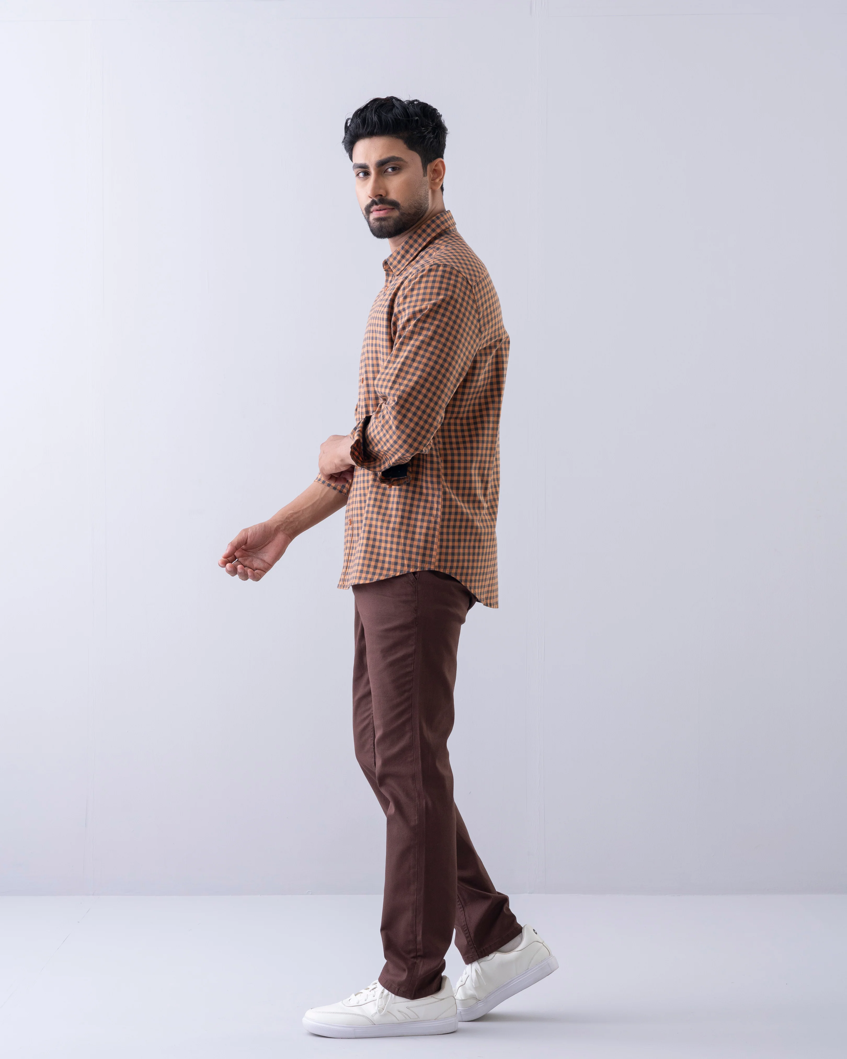 Regular Fit Check Casual Shirt - Image 3