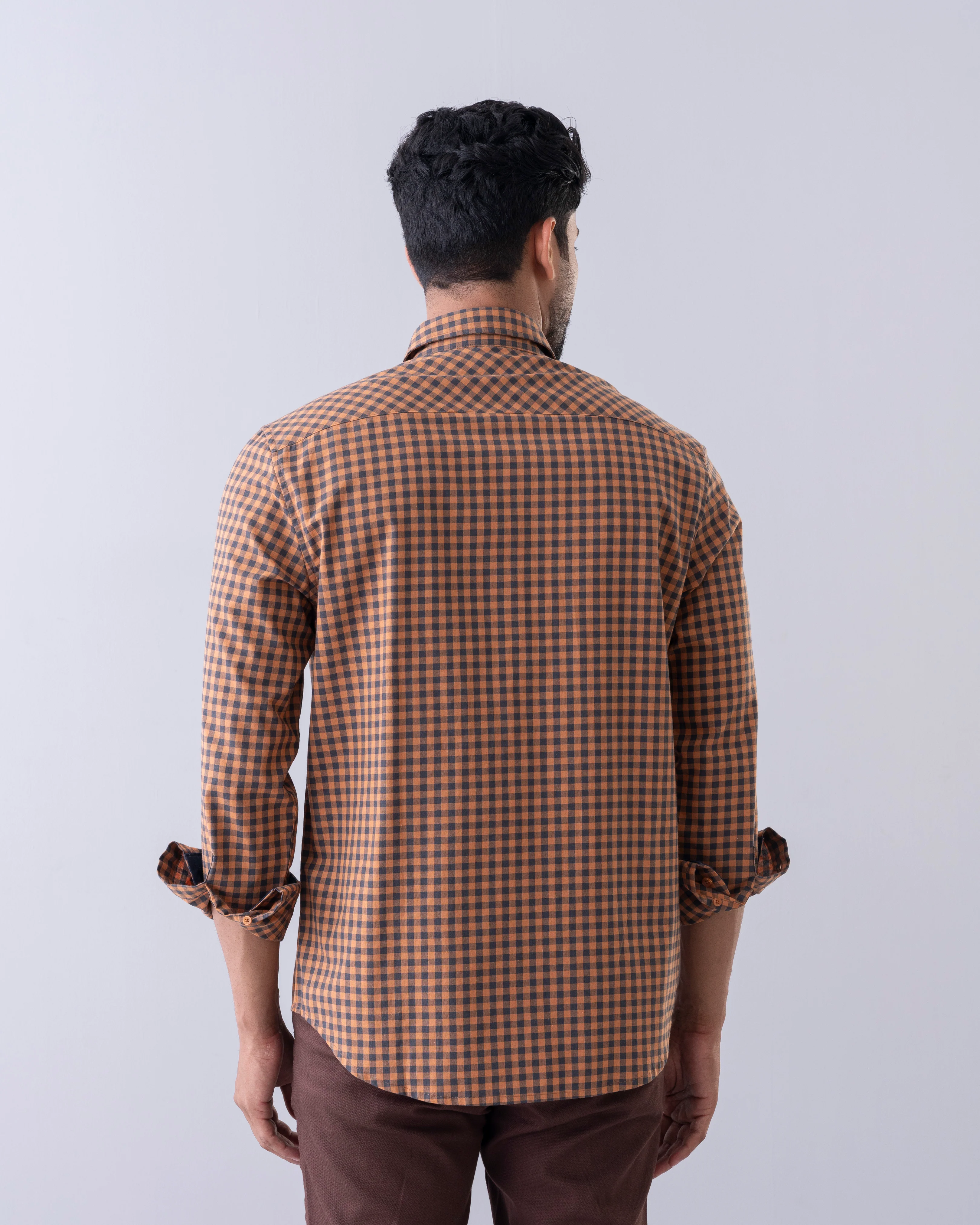 Regular Fit Check Casual Shirt - Image 4
