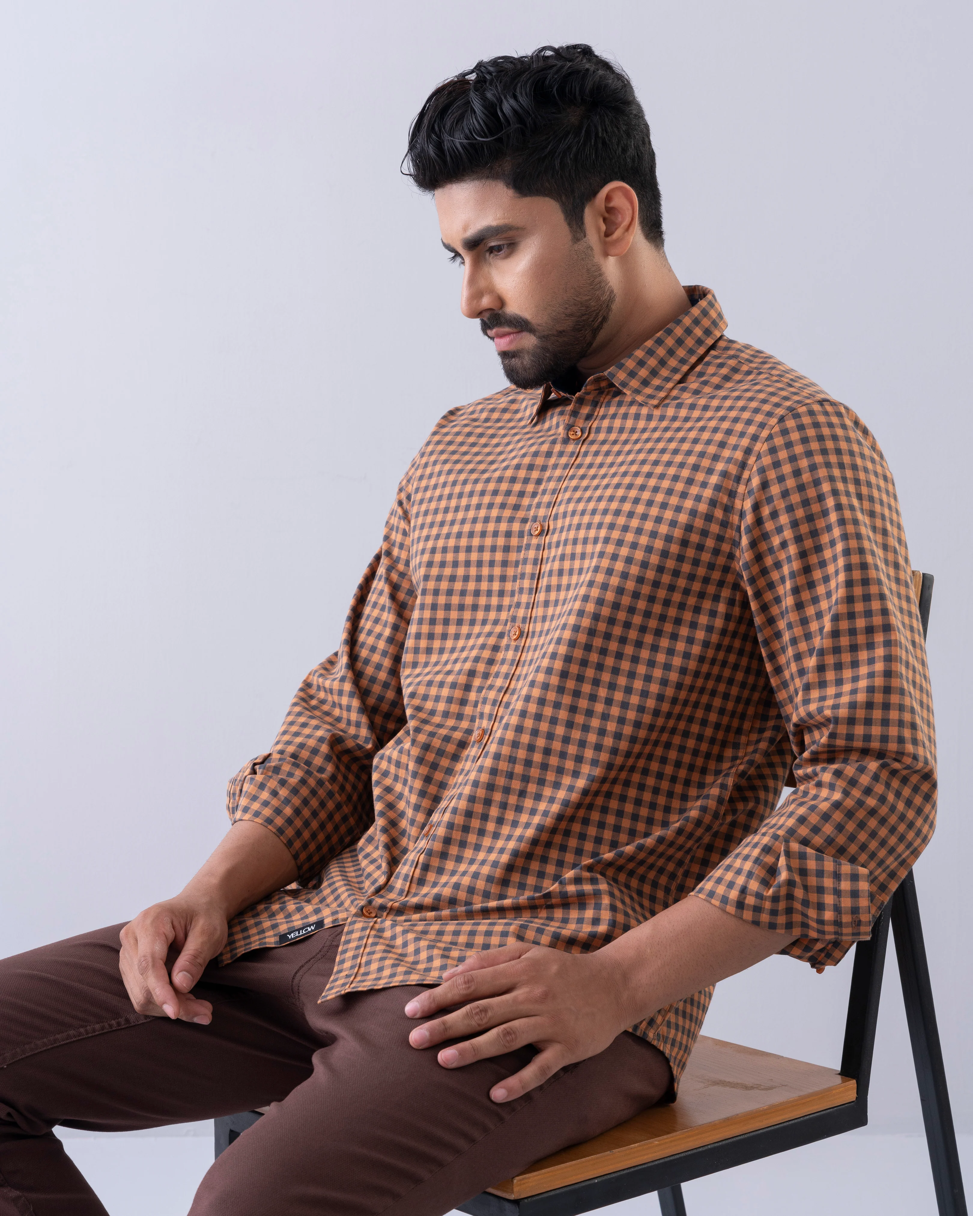 Regular Fit Check Casual Shirt - Image 7