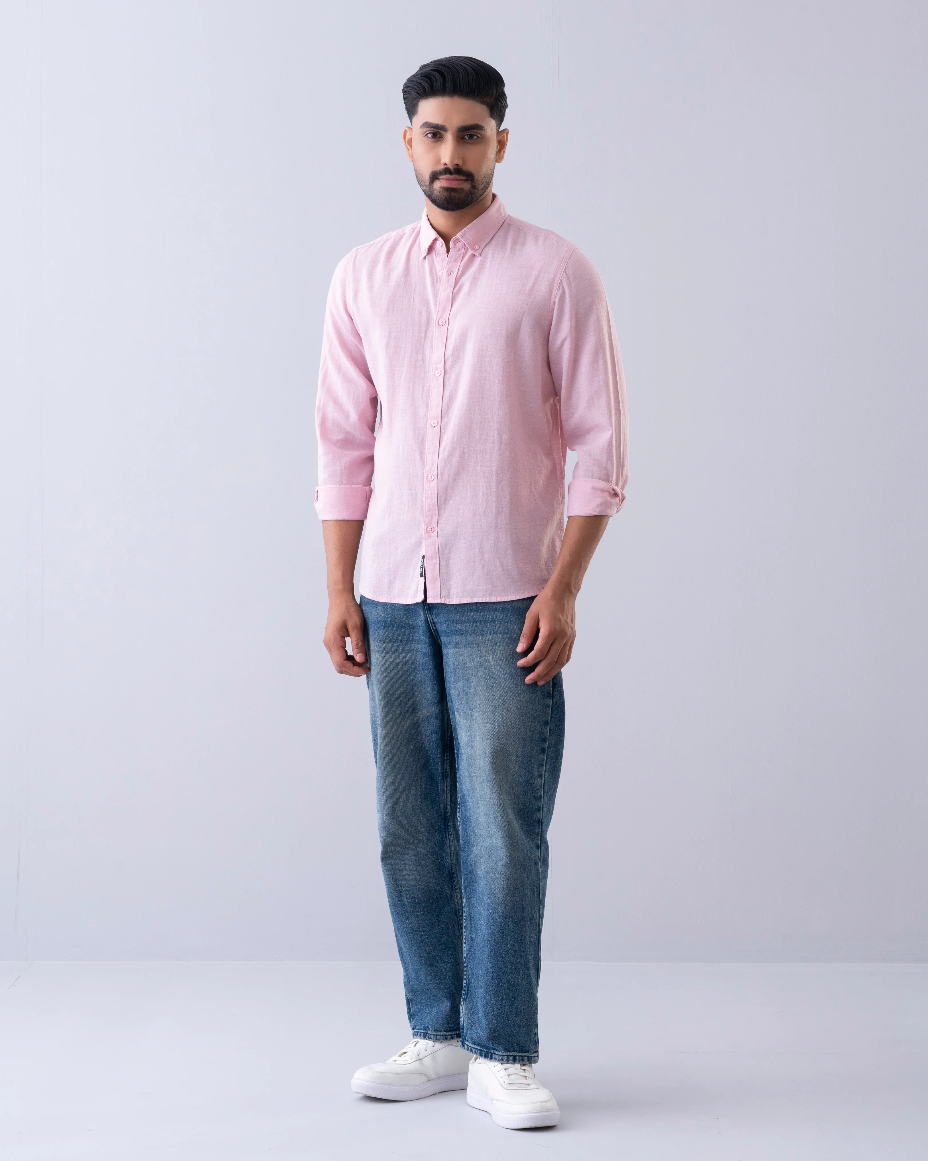 Regular fit Solid Casual shirt