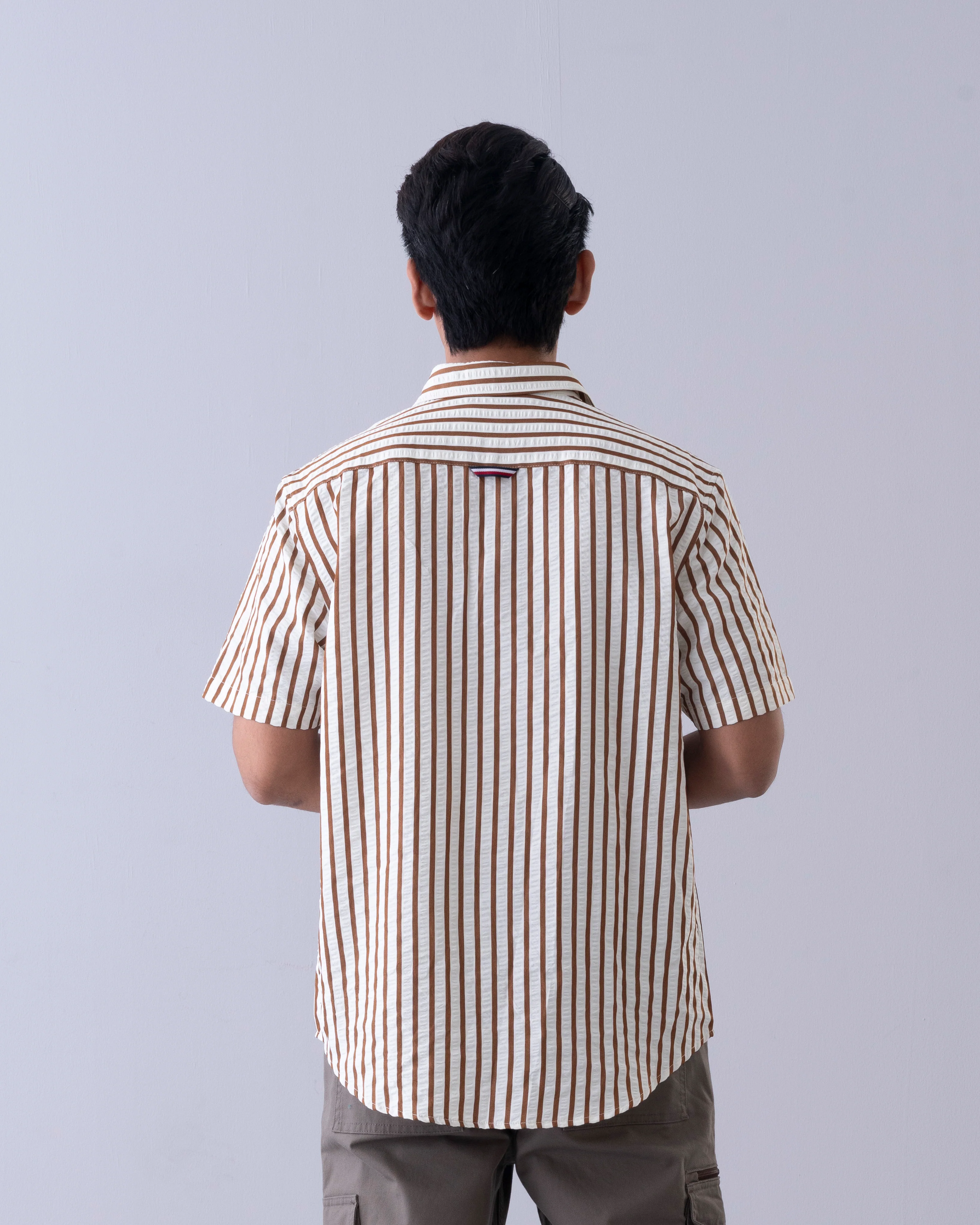 Regular Fit Striped Casual Shirt - Image 4