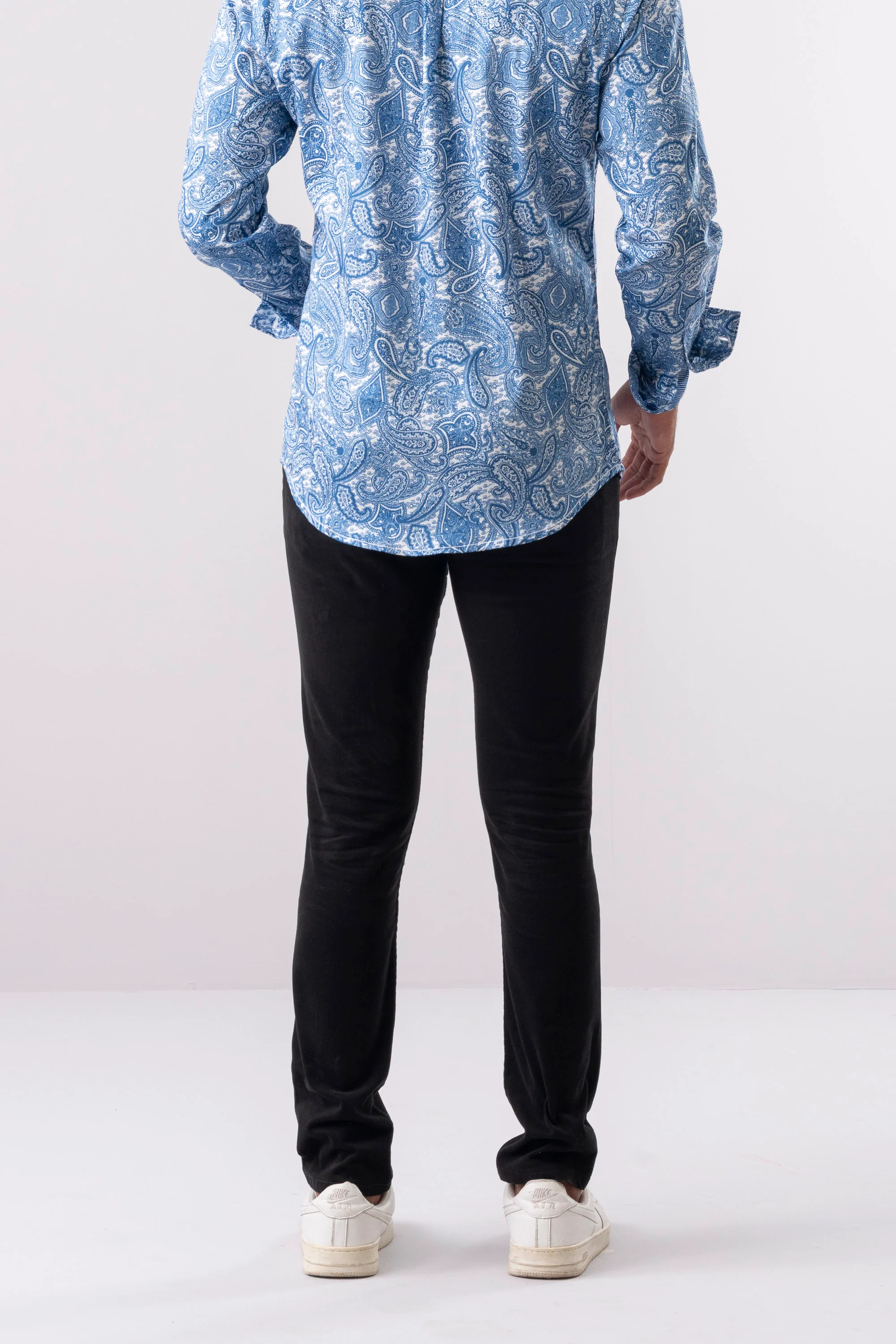 Skinny Fit Solid Chinos - Image 3