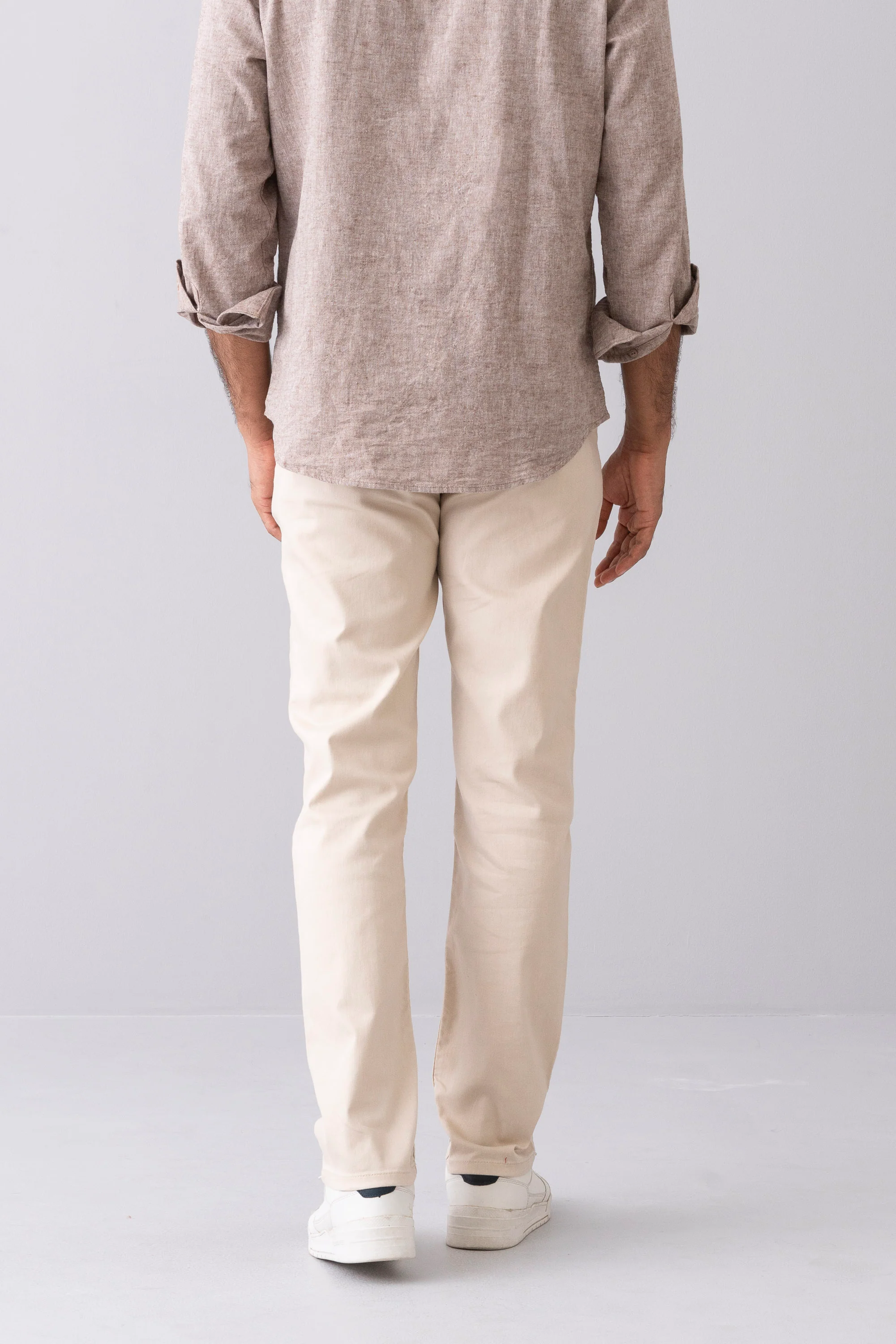 Regular Fit Solid Chinos - Image 10