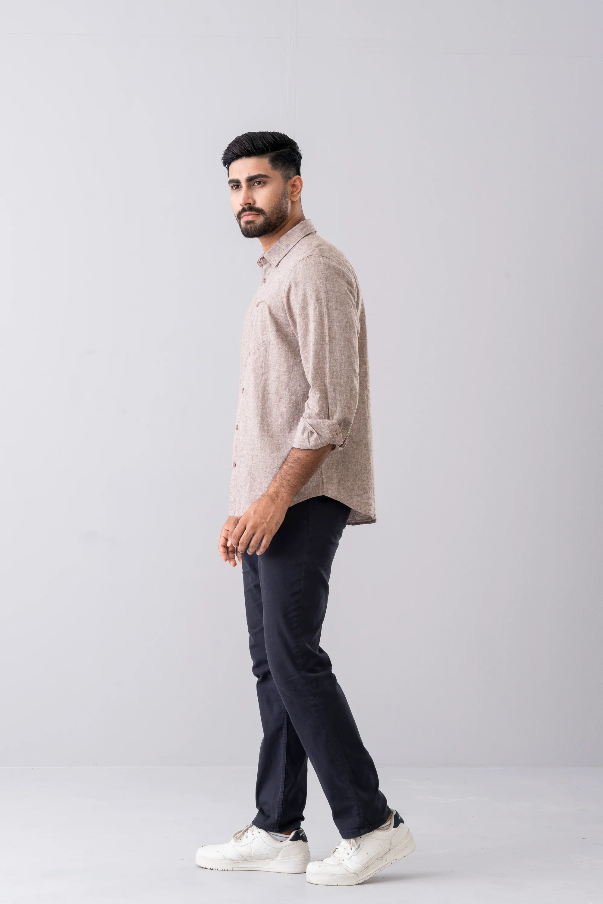 Regular Fit Solid Chinos - Image 15