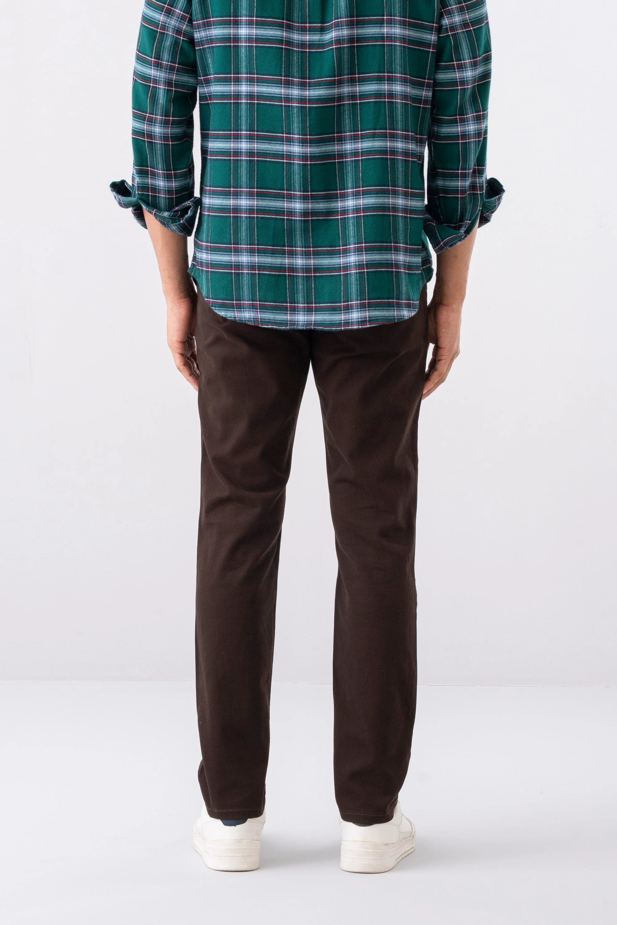 Regular Fit Textured Chinos - Image 4
