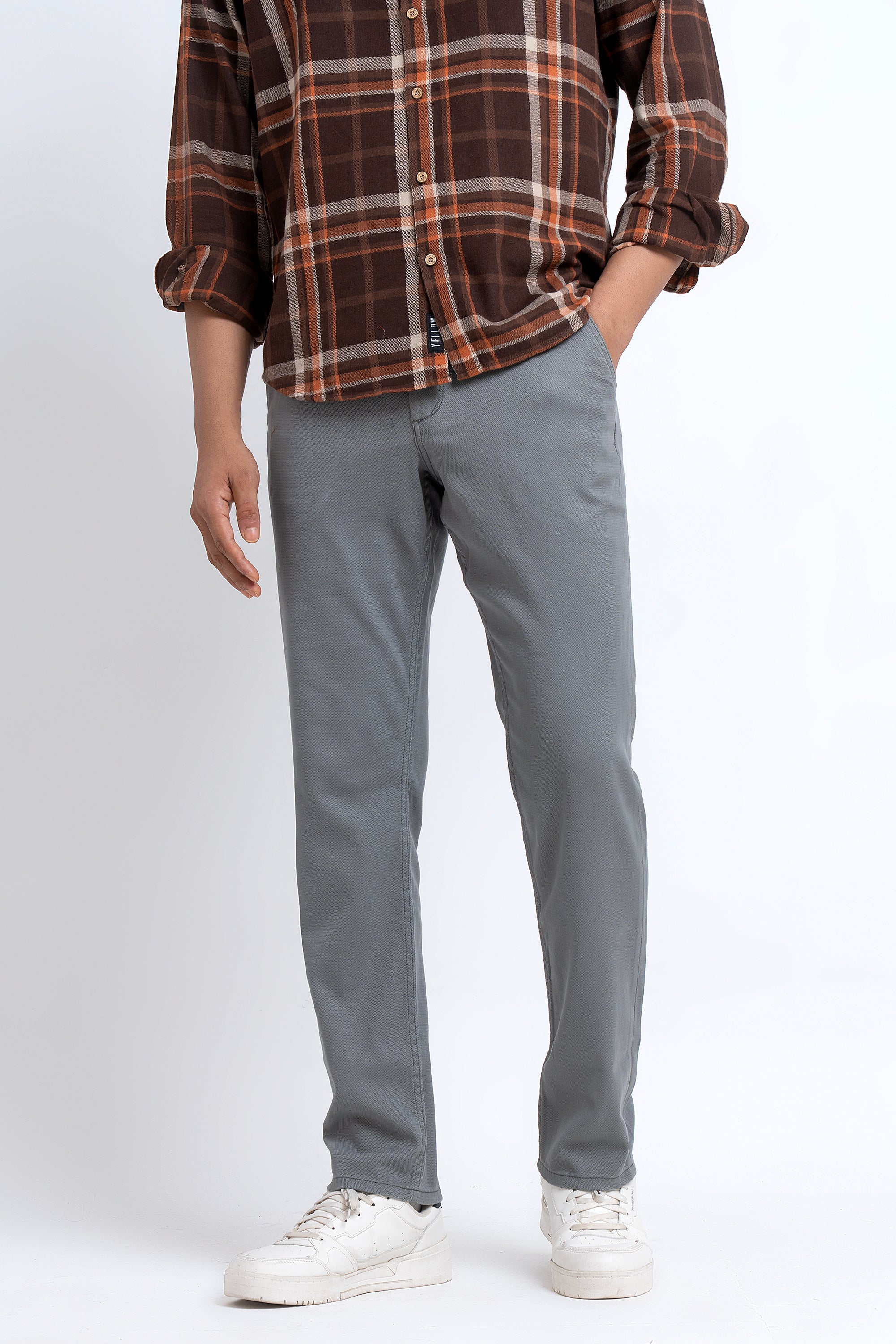 Regular Fit Solid Chinos - Image 13