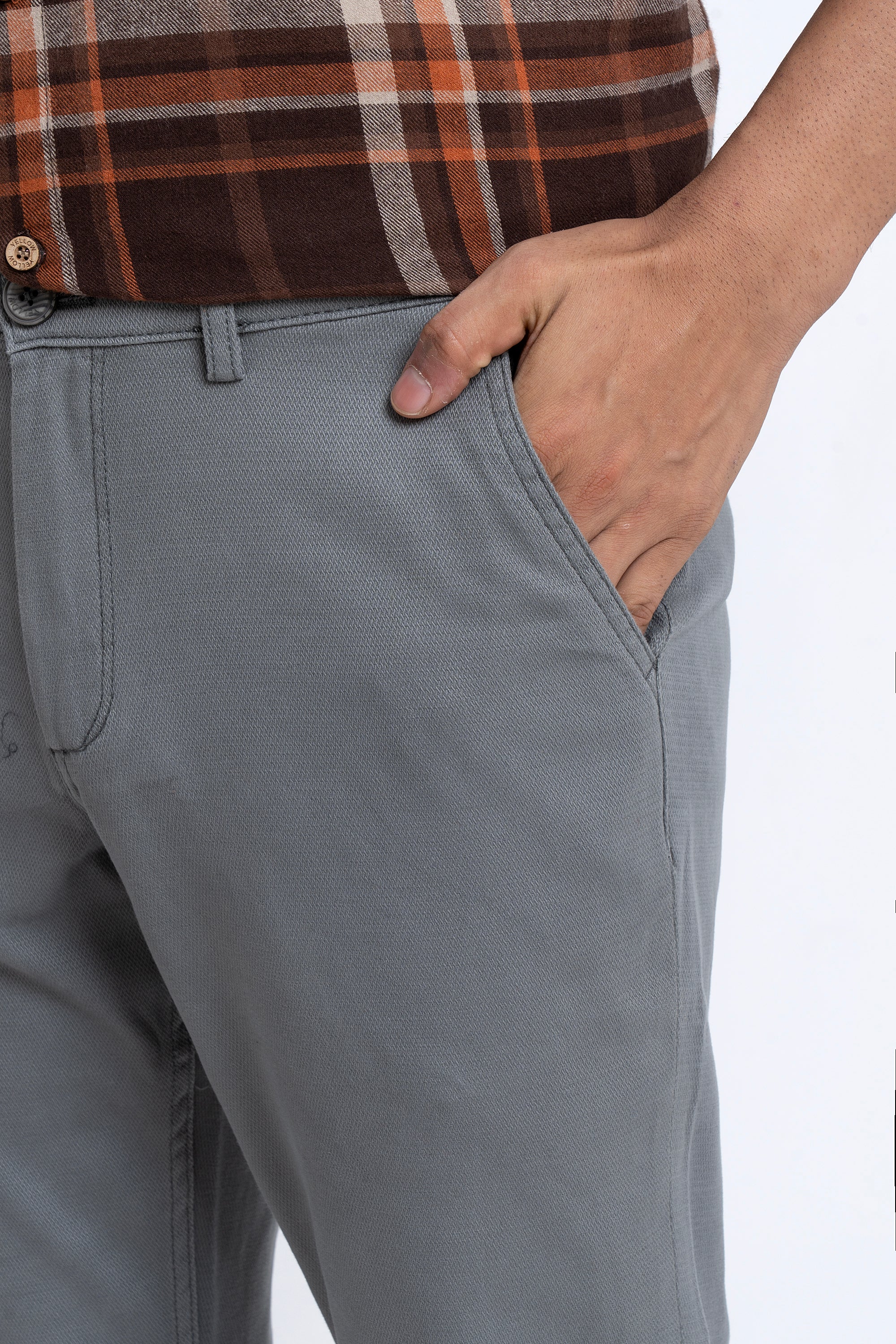 Regular Fit Solid Chinos - Image 17