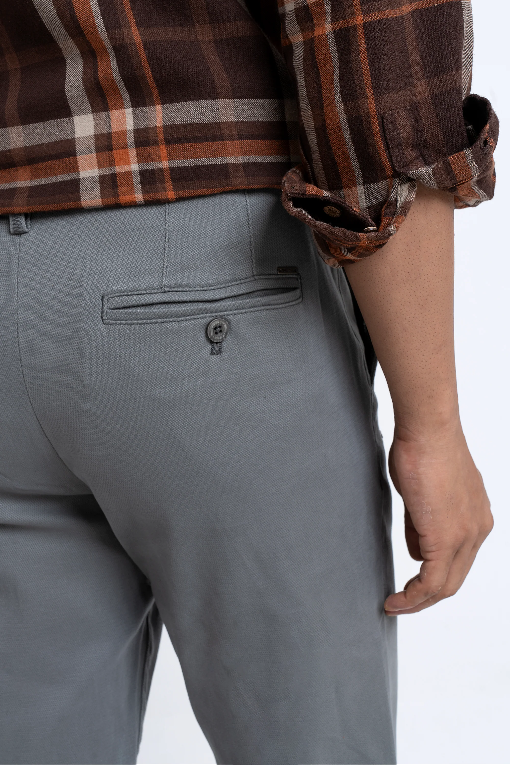Regular Fit Solid Chinos - Image 18