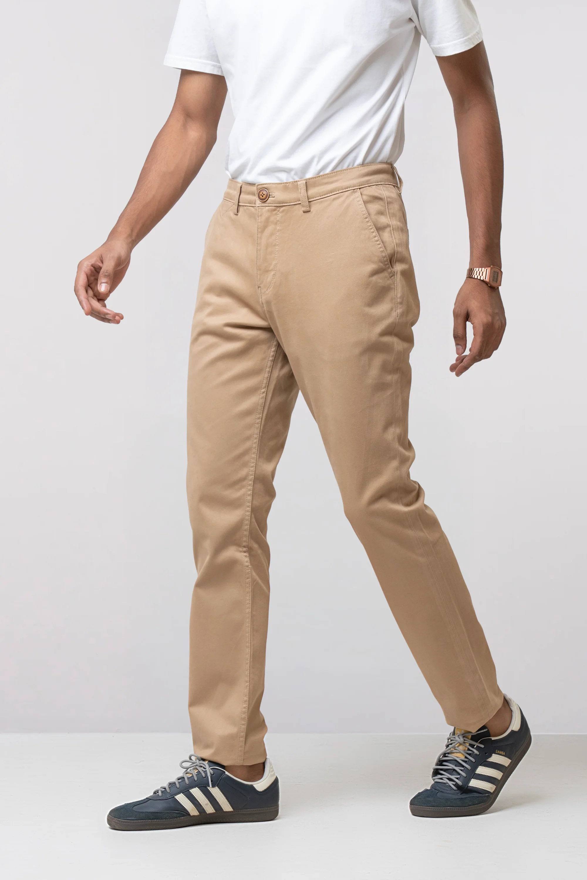 Regular Fit Texture Chinos - Image 12
