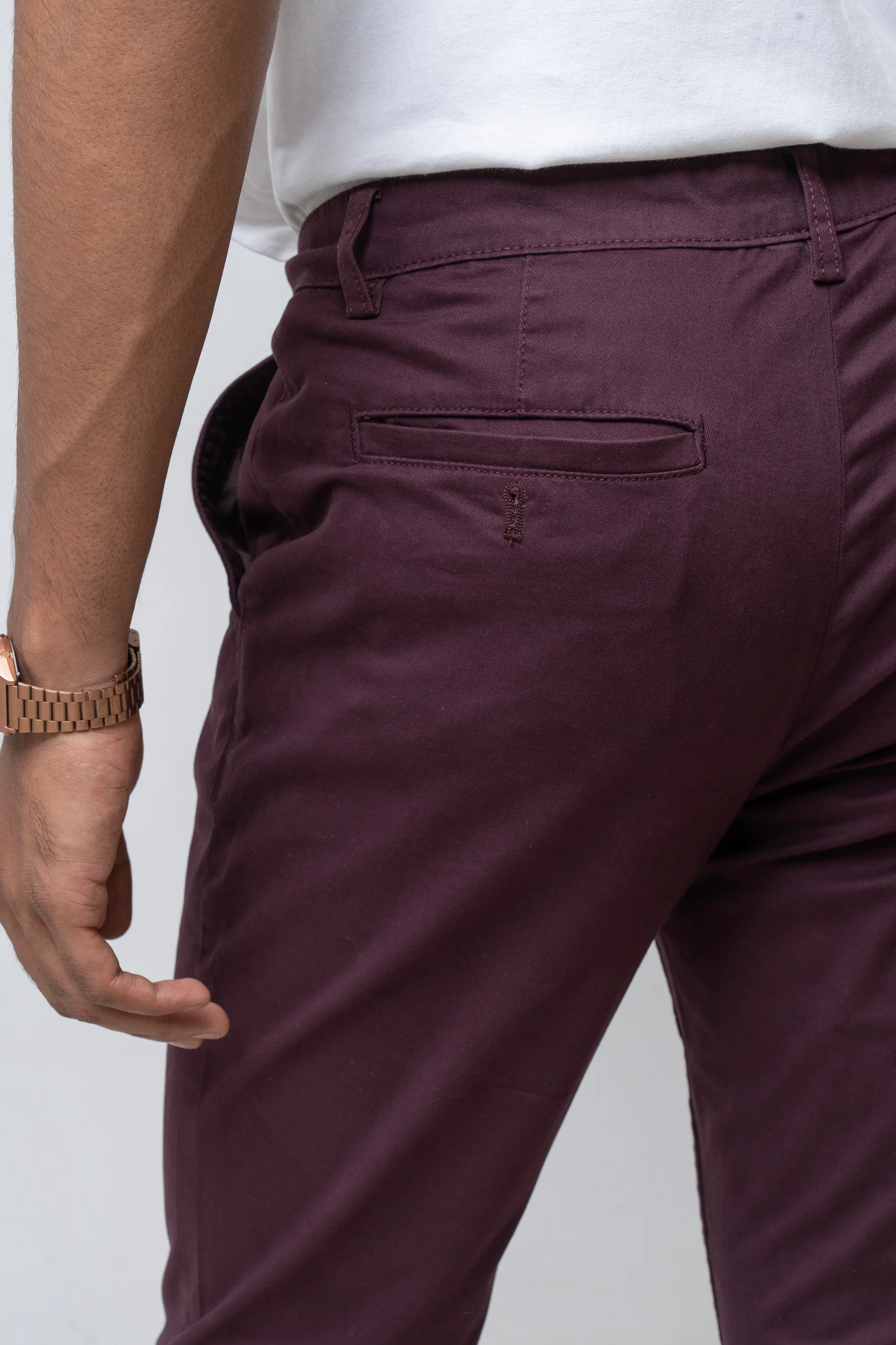 Regular Fit Texture Chinos - Image 5