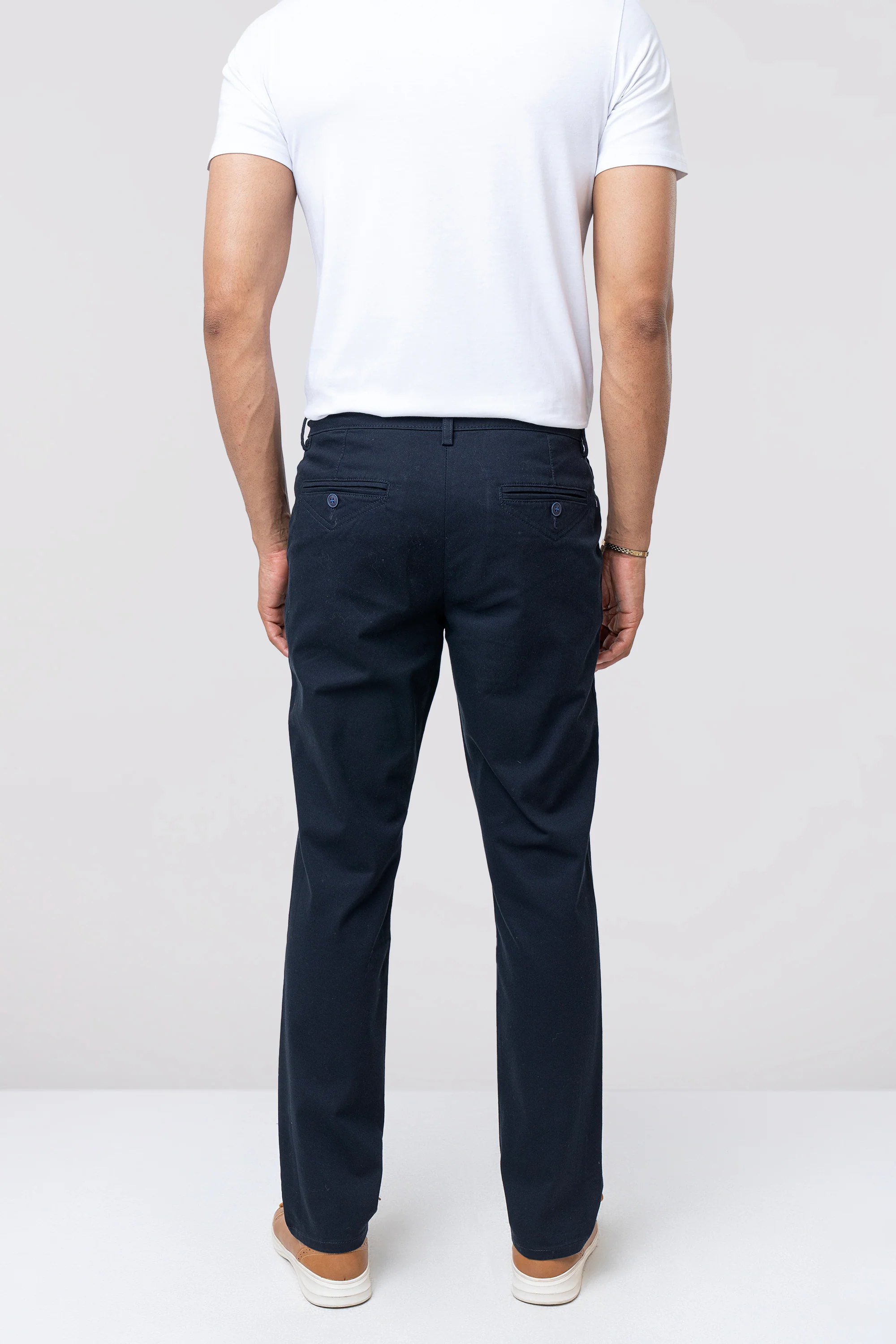 Regular Fit Solid Chinos - Image 18