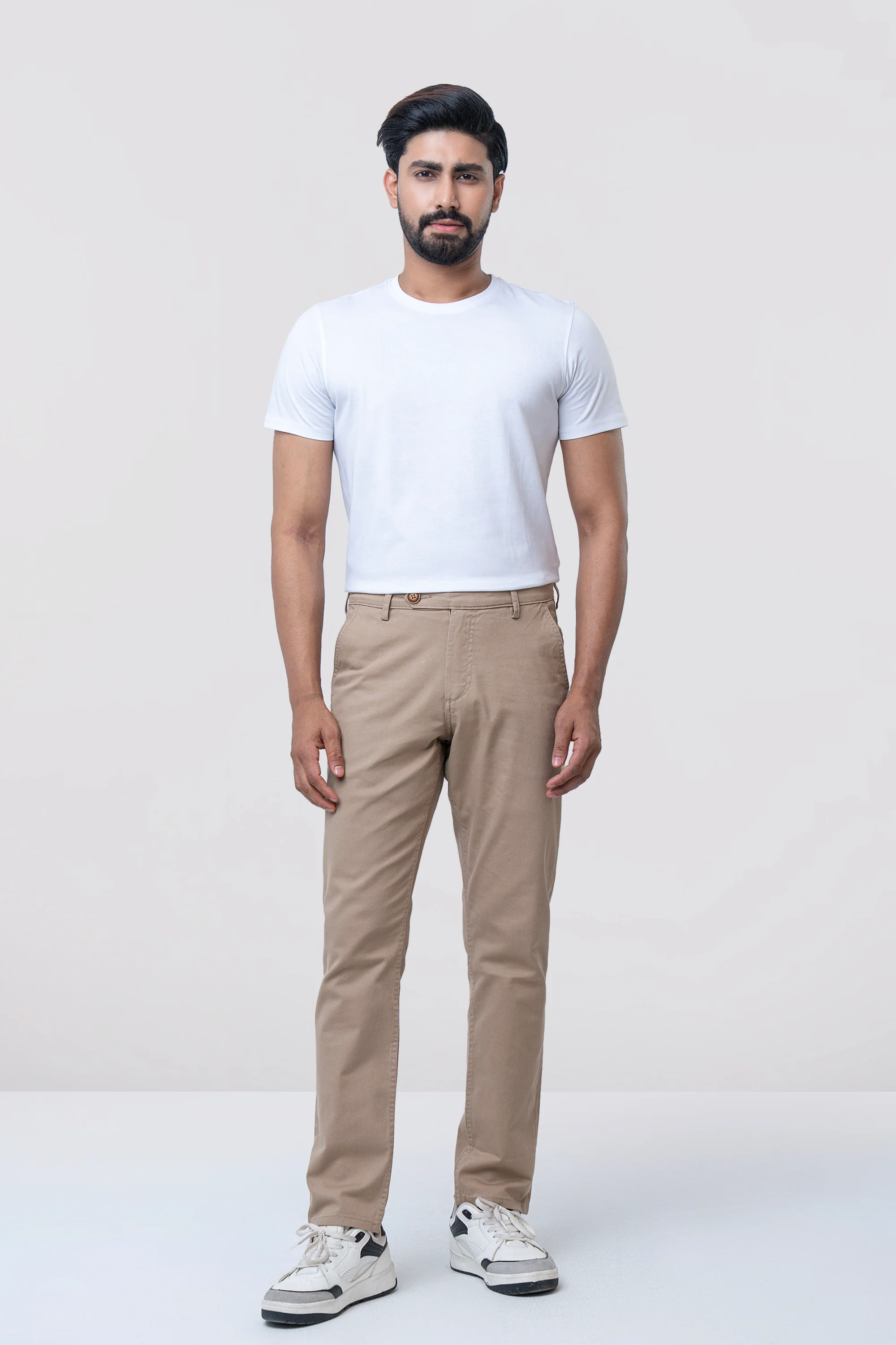 Regular Fit Solid Chinos - Image 9
