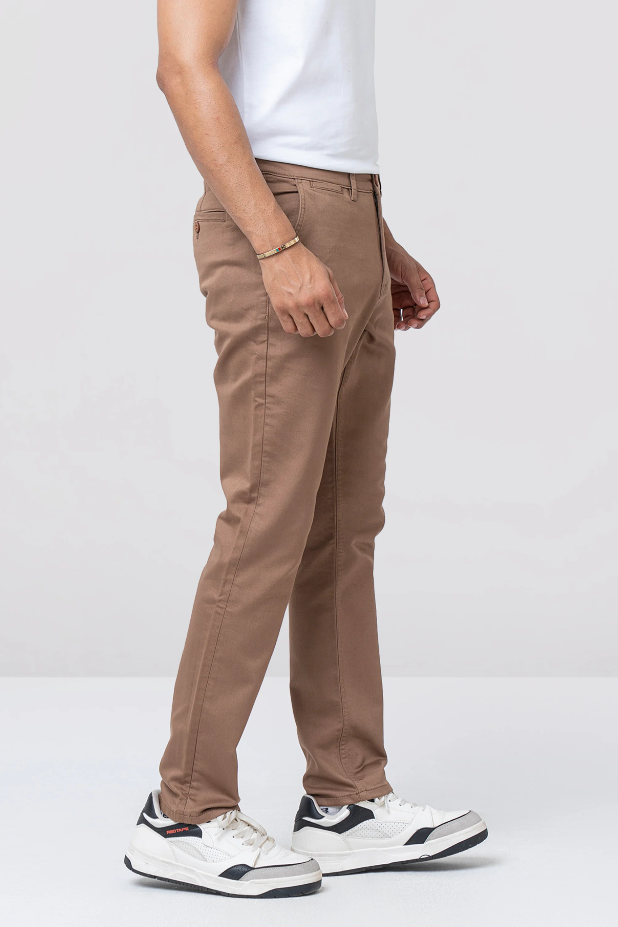 Regular Fit Solid Chinos - Image 11