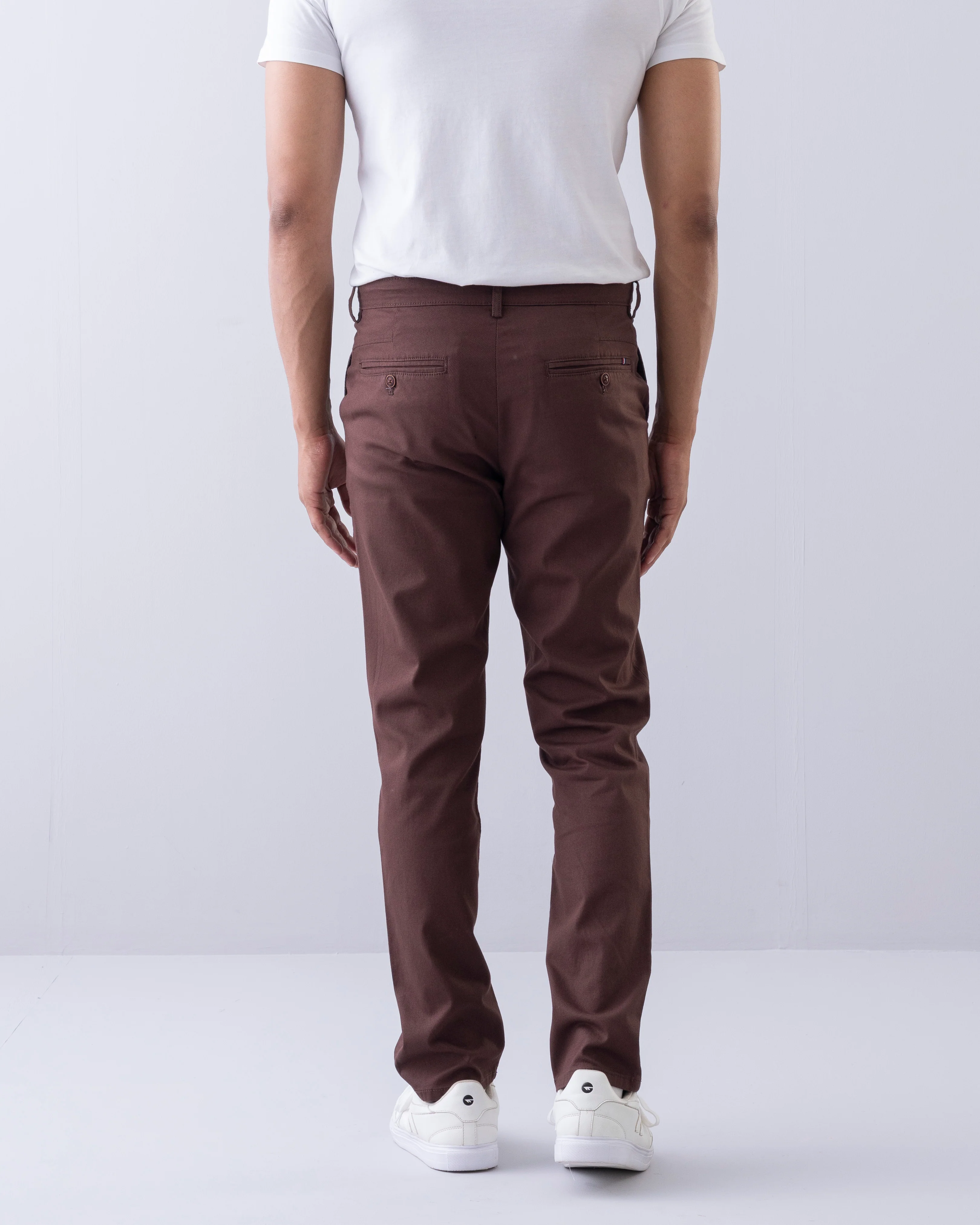 Regular Fit Texture Chinos - Image 4