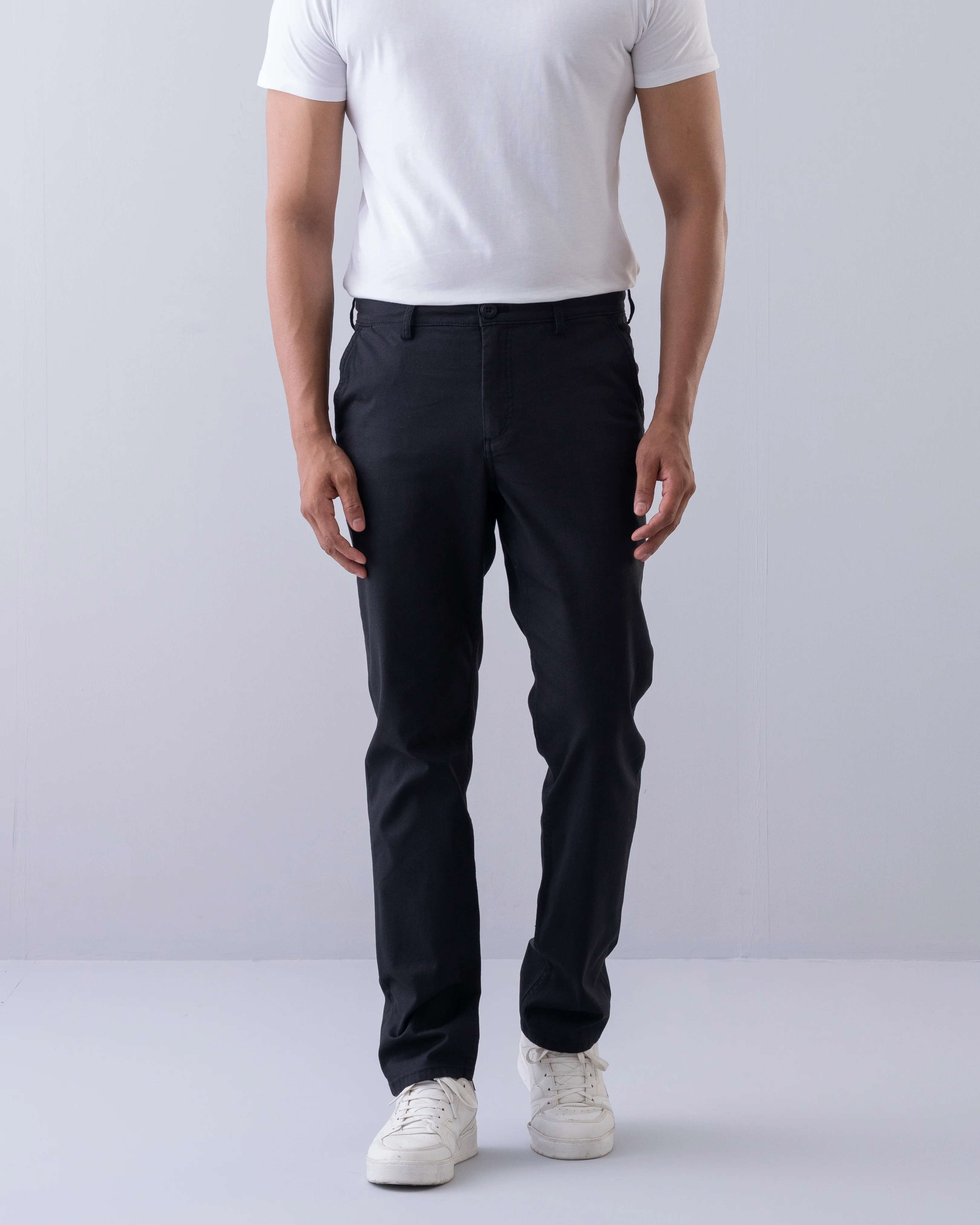 Regular Fit Texture Chinos - Image 7