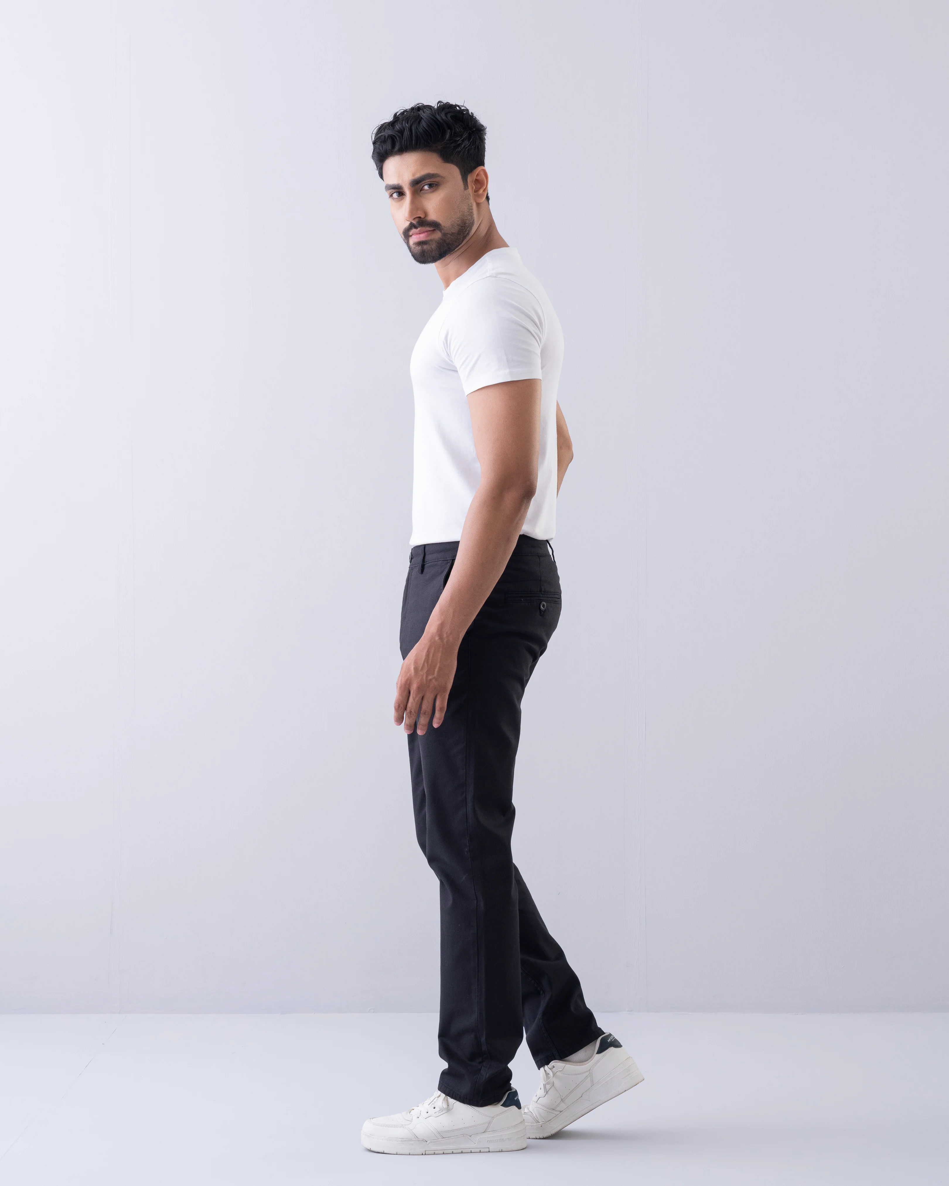 Regular Fit Texture Chinos - Image 9